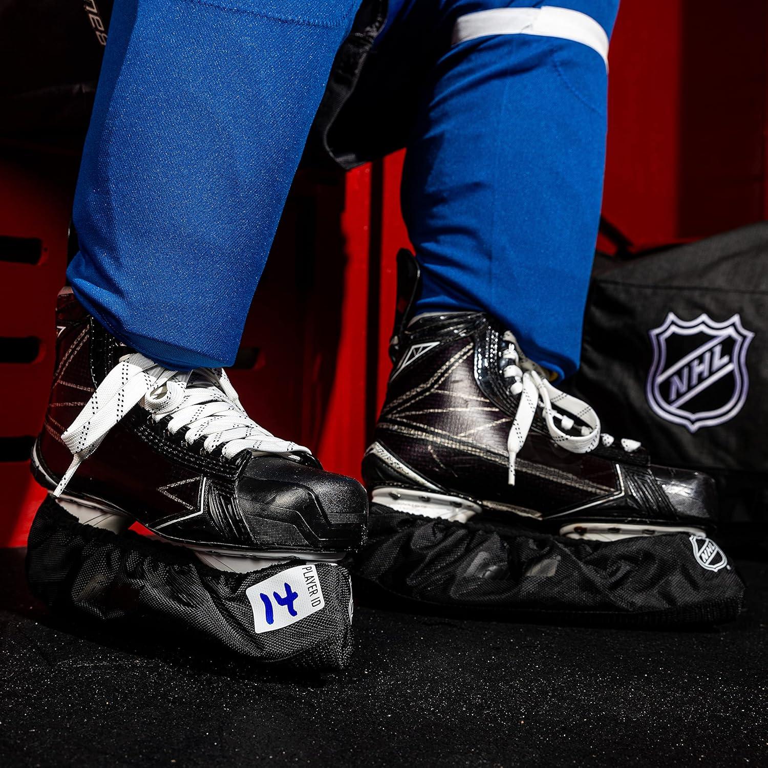 image:imageFranklin Sports NHL Hockey Skate Guards Adult Youth Blade Covers for Ice Hockey Skates Ice Hockey Skate Soakers Available in Youth Junior Senior Skate SizesBlack