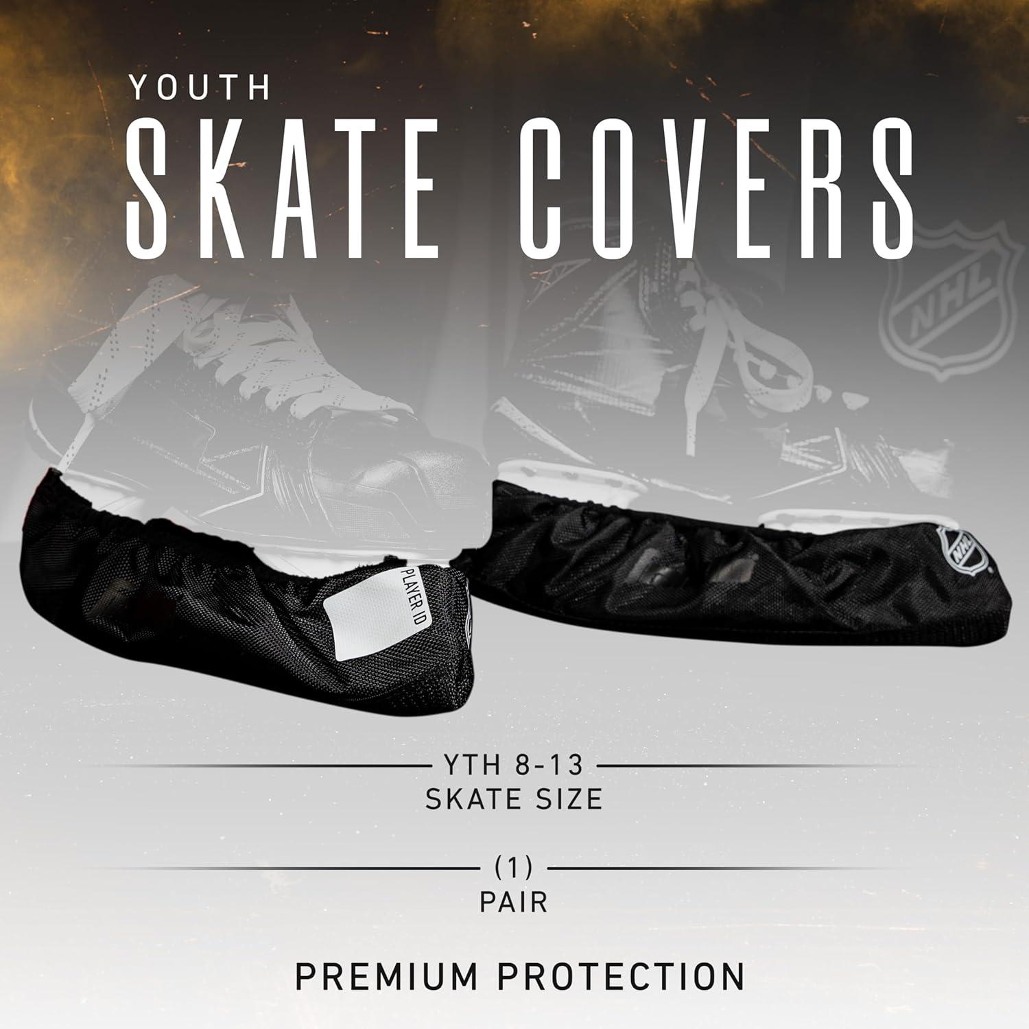 image:imageFranklin Sports NHL Hockey Skate Guards Adult Youth Blade Covers for Ice Hockey Skates Ice Hockey Skate Soakers Available in Youth Junior Senior Skate SizesBlack