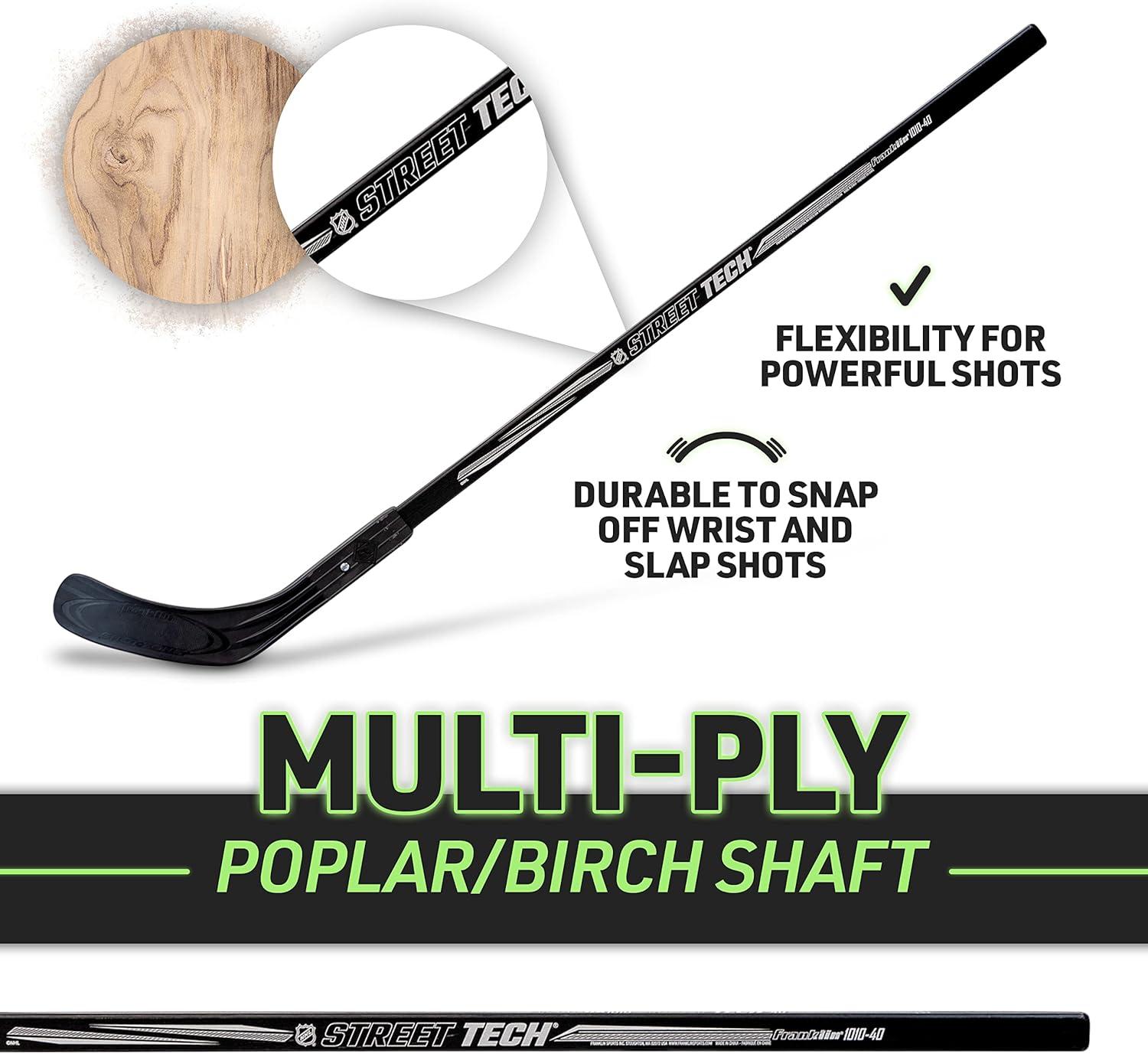 image:imageFranklin Sports NHL Kids Beginner Street Hockey Goalie Sticks Youth Junior Hockey Sticks Left Right HandedBlack