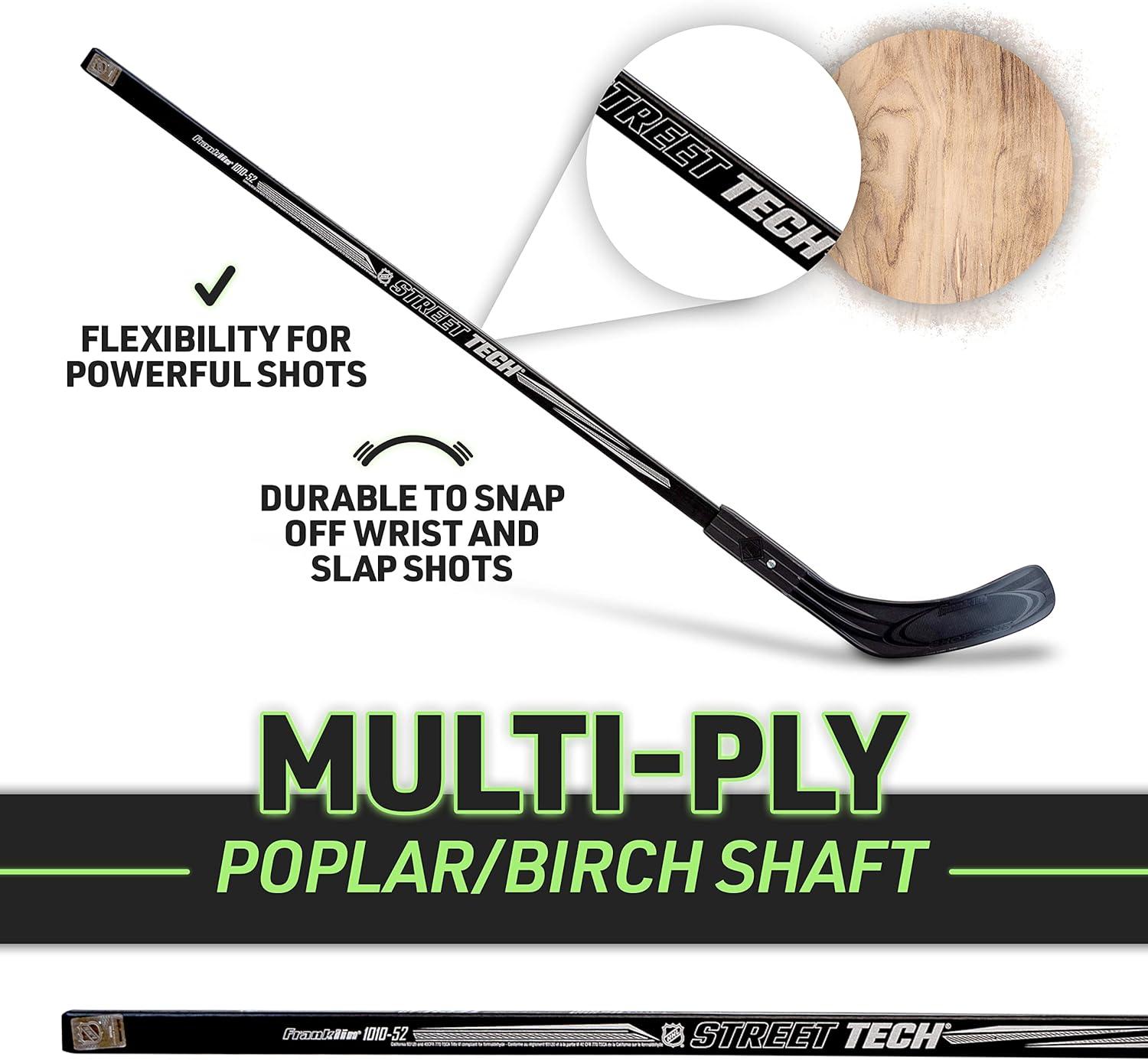 image:imageFranklin Sports NHL Kids Beginner Street Hockey Goalie Sticks Youth Junior Hockey Sticks Left Right HandedBlack Silver