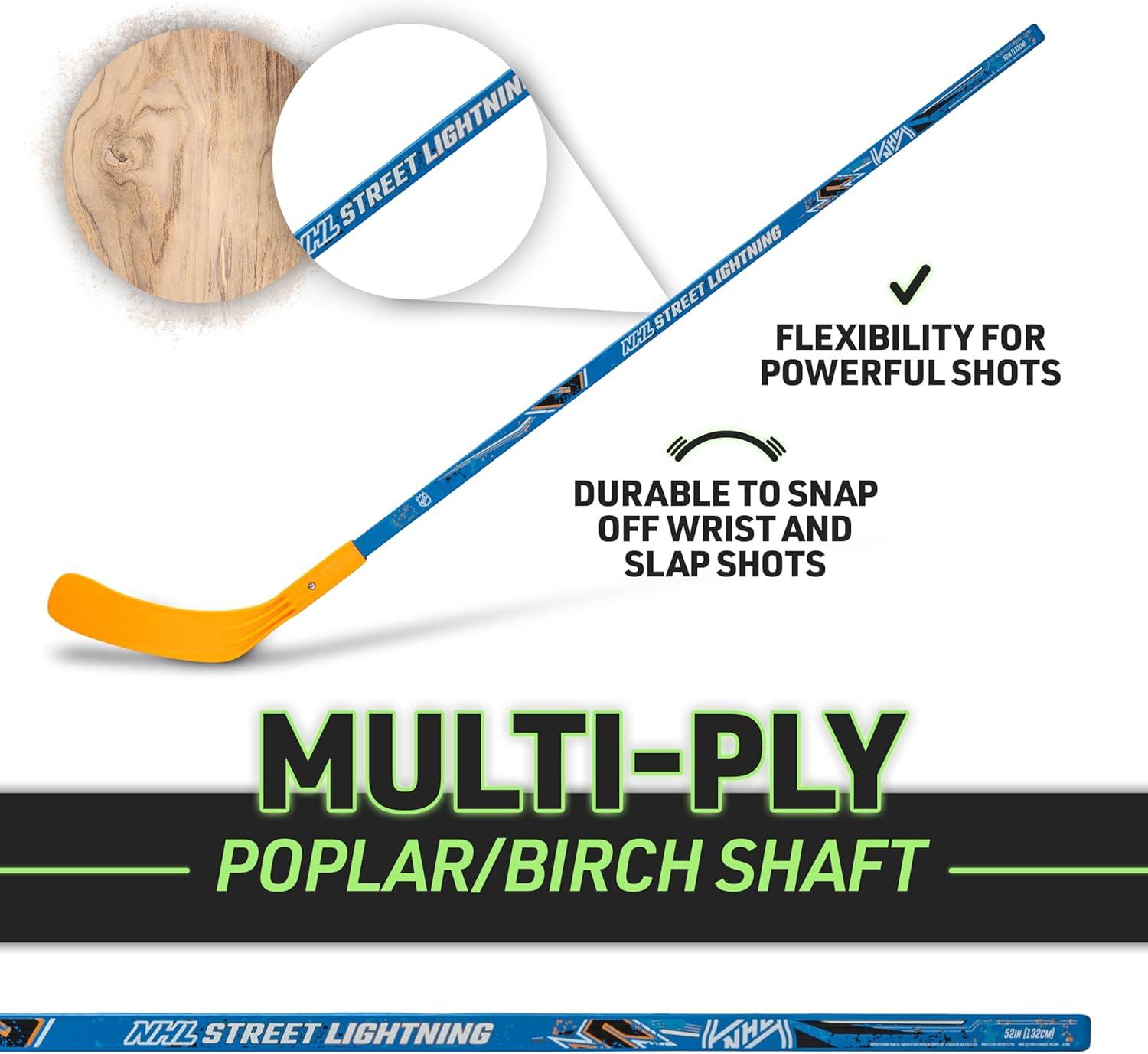 image:imageFranklin Sports NHL Kids Beginner Street Hockey Goalie Sticks Youth Junior Hockey Sticks Left Right HandedBlue