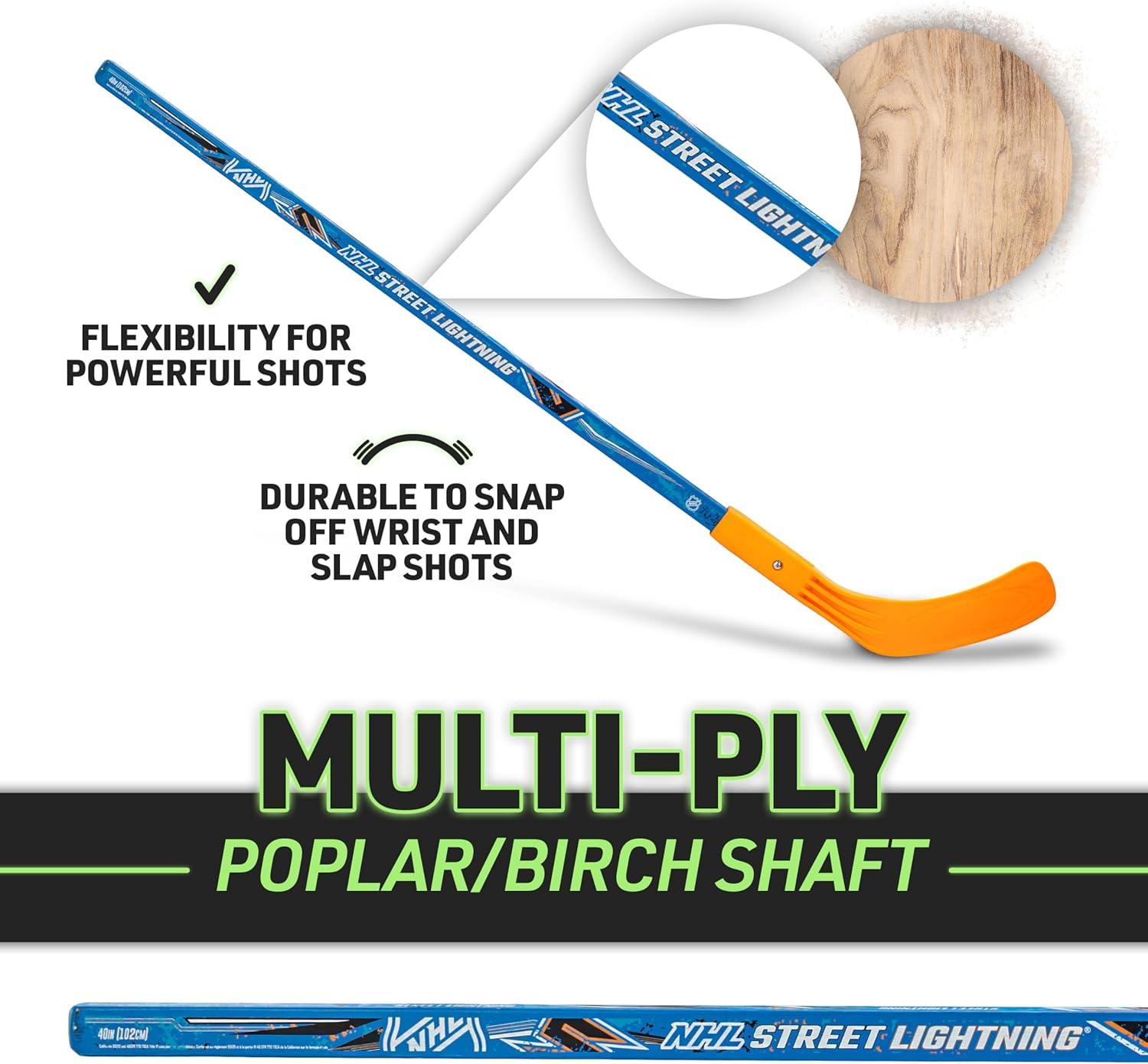 image:imageFranklin Sports NHL Kids Beginner Street Hockey Goalie Sticks Youth Junior Hockey Sticks Left Right HandedBlue
