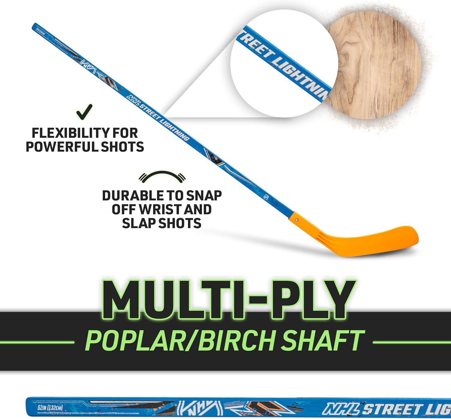 image:imageFranklin Sports NHL Kids Beginner Street Hockey Goalie Sticks Youth Junior Hockey Sticks Left Right HandedBlue