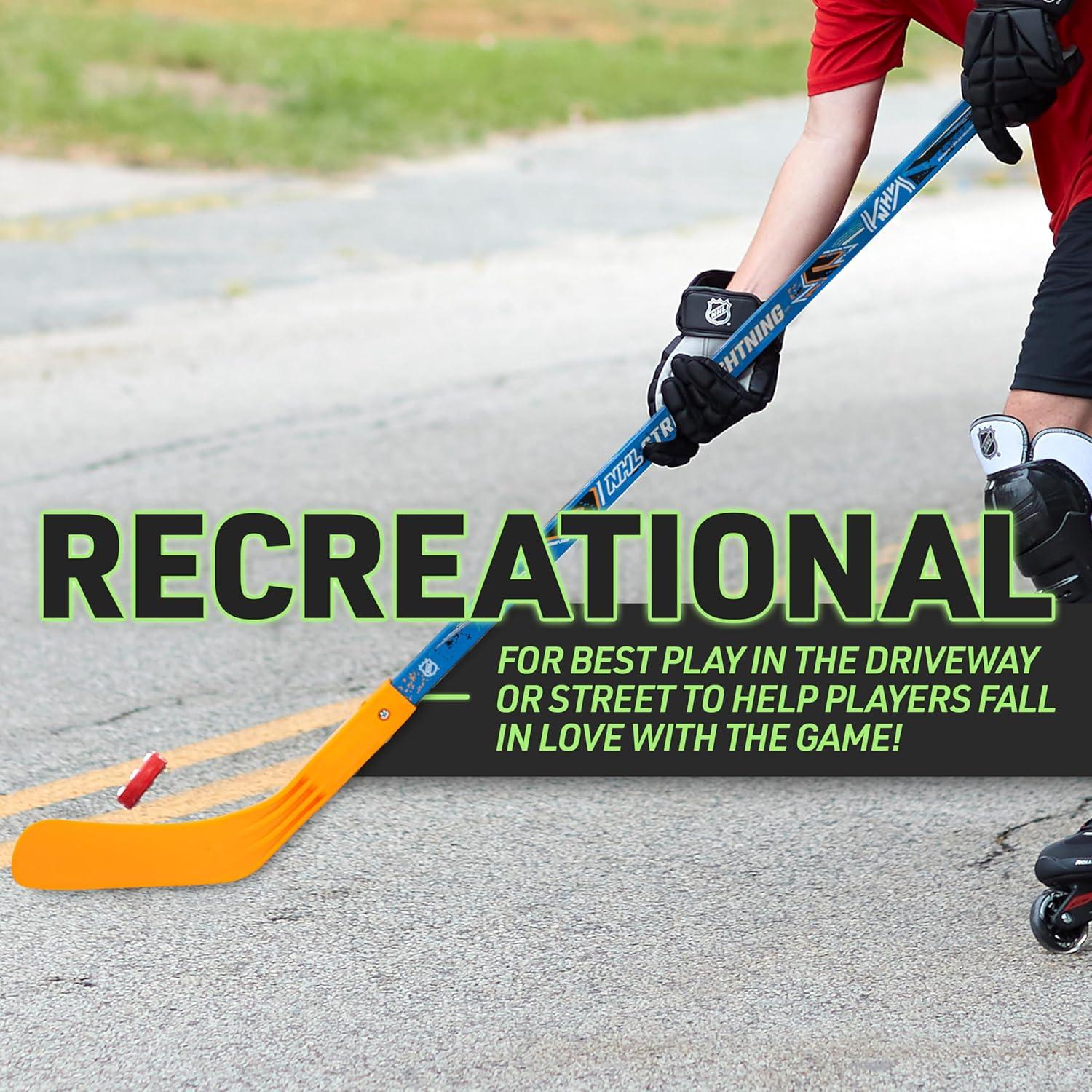 image:imageFranklin Sports NHL Kids Beginner Street Hockey Goalie Sticks Youth Junior Hockey Sticks Left Right HandedBlue