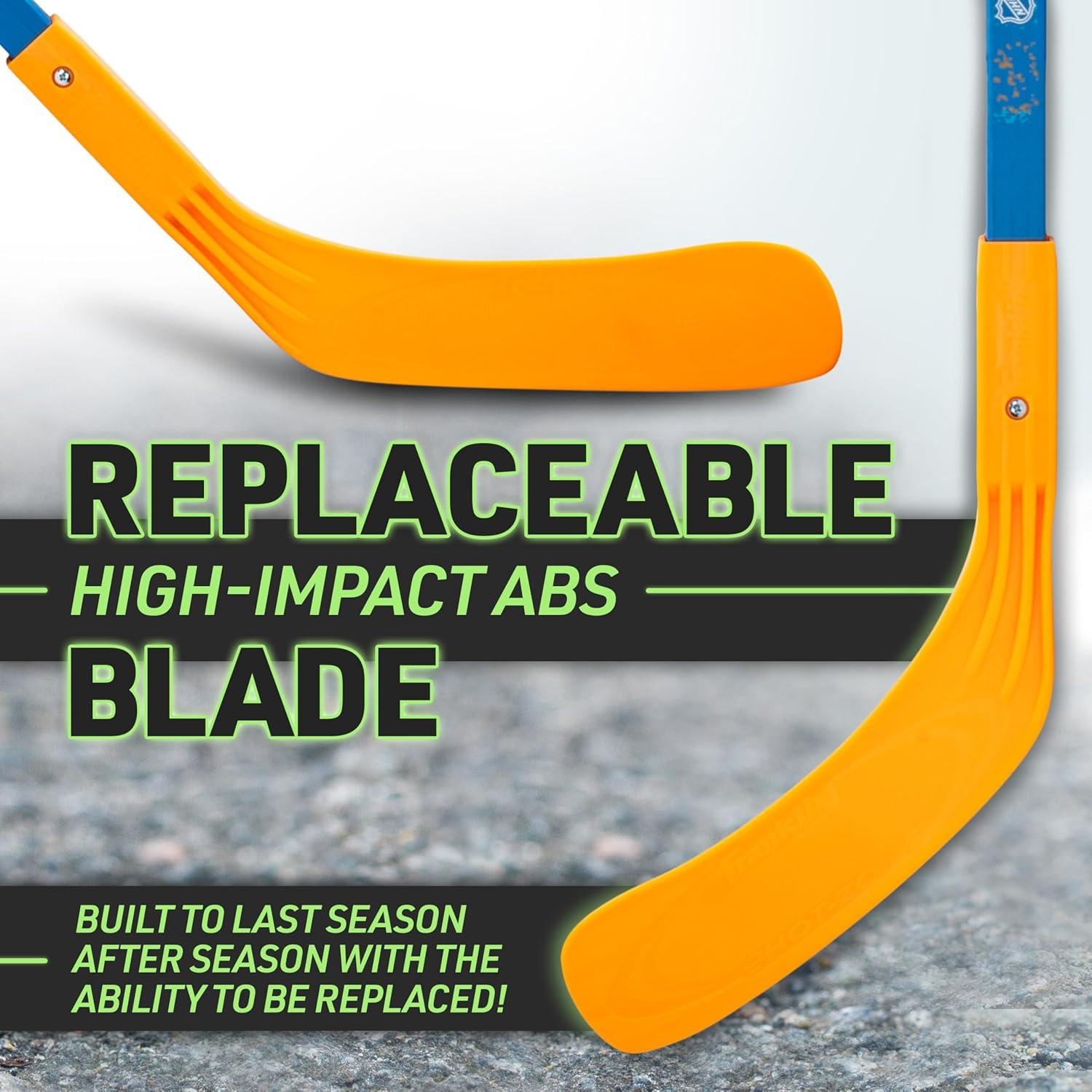 image:imageFranklin Sports NHL Kids Beginner Street Hockey Goalie Sticks Youth Junior Hockey Sticks Left Right HandedBlue