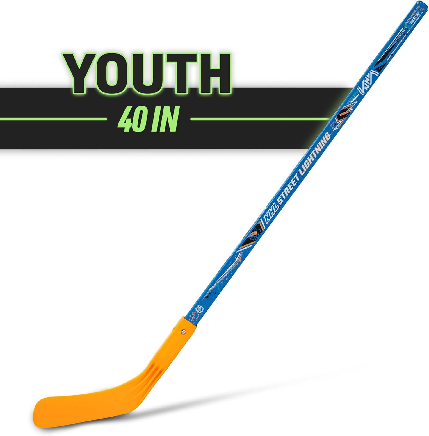 image:imageFranklin Sports NHL Kids Beginner Street Hockey Goalie Sticks Youth Junior Hockey Sticks Left Right HandedBlue