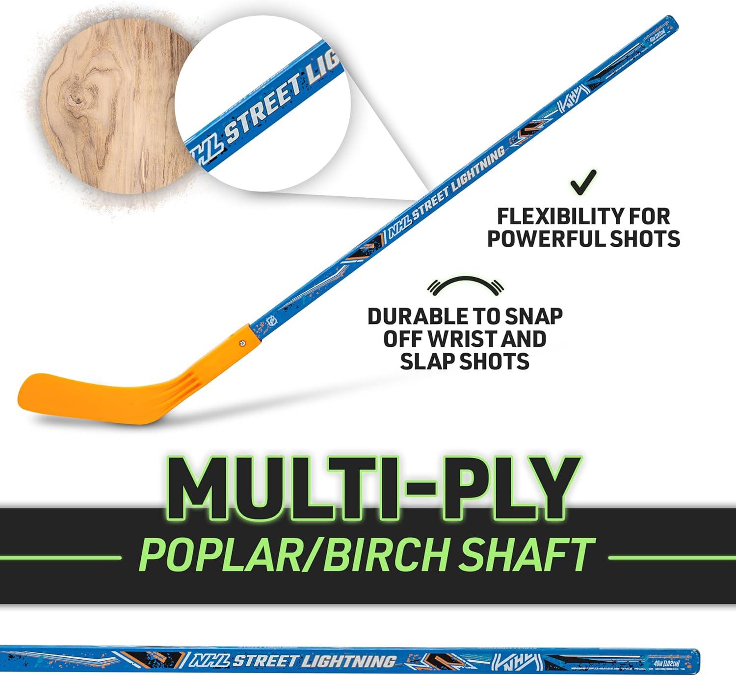 image:imageFranklin Sports NHL Kids Beginner Street Hockey Goalie Sticks Youth Junior Hockey Sticks Left Right HandedBlue