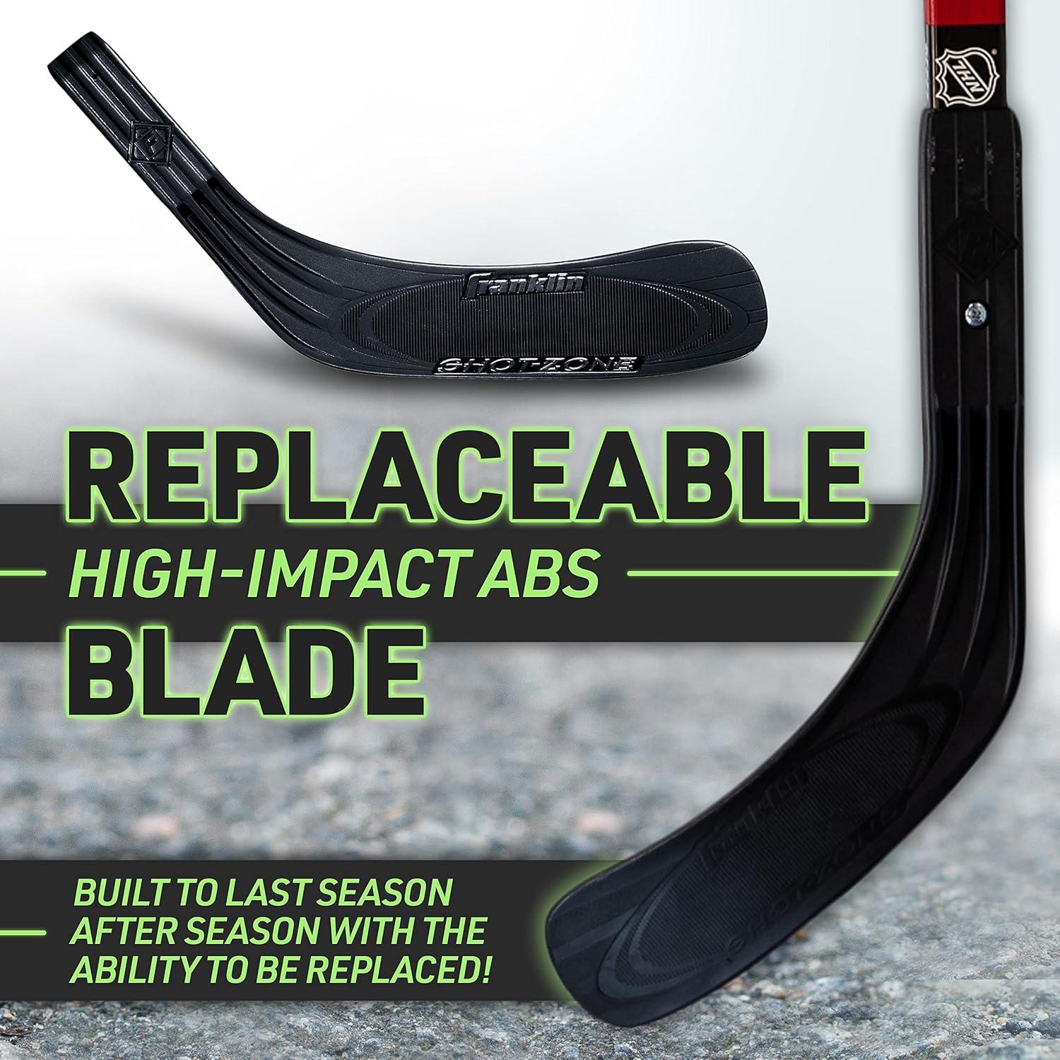 image:imageFranklin Sports NHL Kids Beginner Street Hockey Goalie Sticks Youth Junior Hockey Sticks Left Right HandedBlueRedGrey Assorted Colors