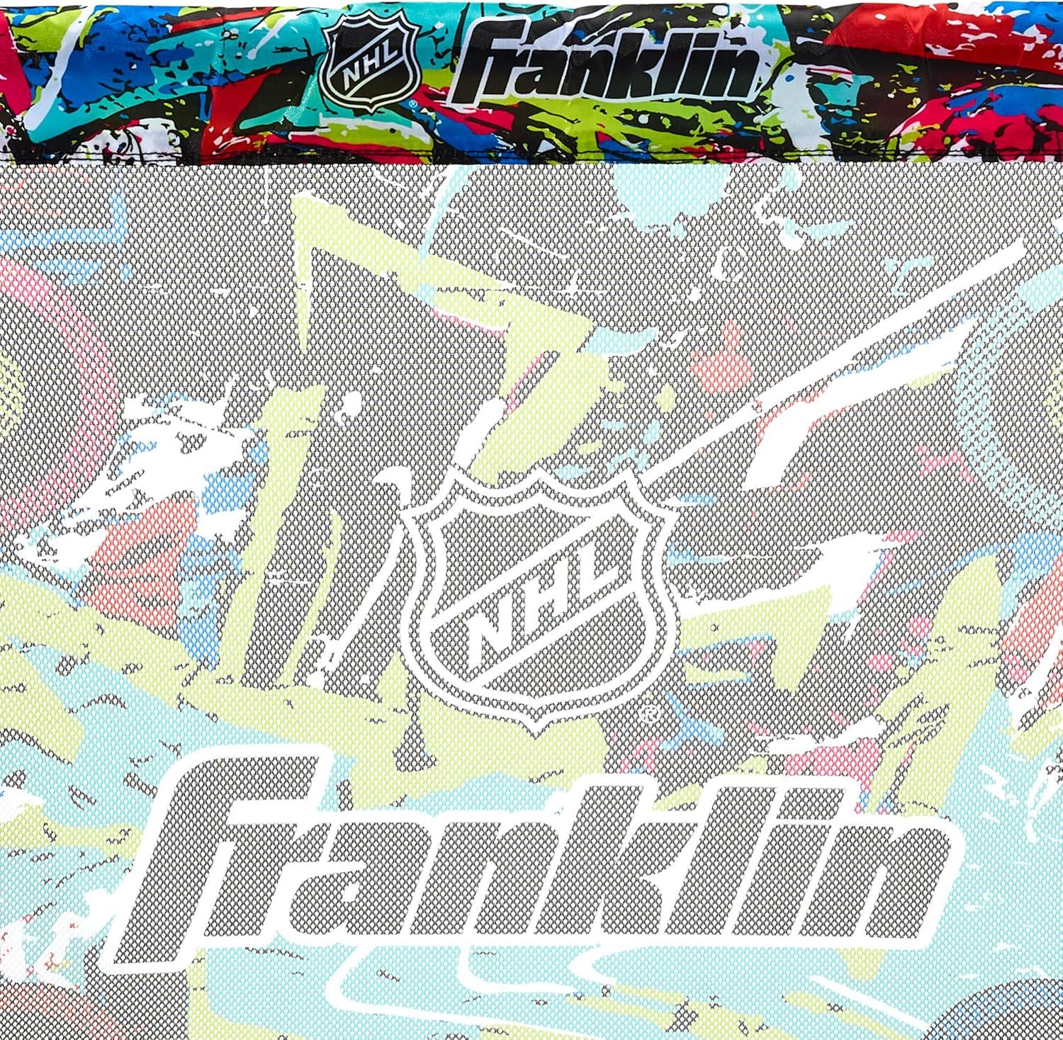 image:imageFranklin Sports NHL Kids Mini Hockey Set Includes 1 Knee Hockey Goal 2 Mini Sticks 2 Foam Balls Indoor Toy Youth Goal Sticks Set Graffiti