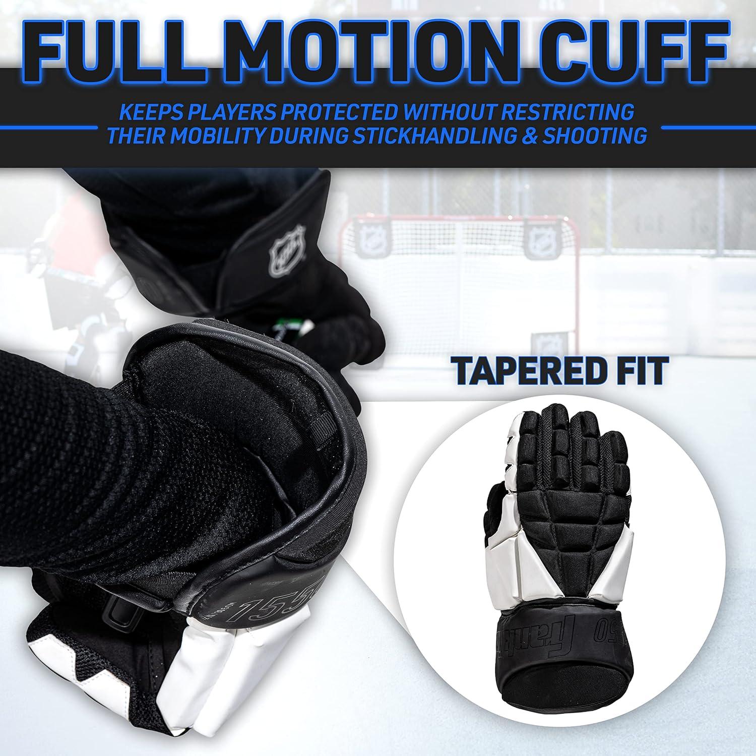 image:imageFranklin Sports NHL Street Hockey Gloves Senior Lightweight Outdoor Roller Street Hockey Gloves 13 Inch Outdoor Classic Fit Senior Size13