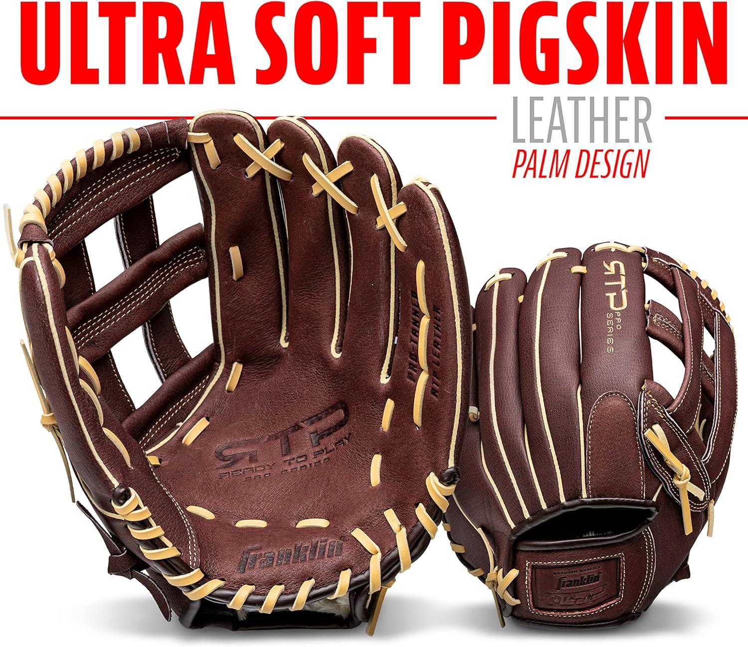 image:imageFranklin Sports RTP Pro Baseball Glove Adult Youth Fielding Mitt Righty Camel13 HWeb