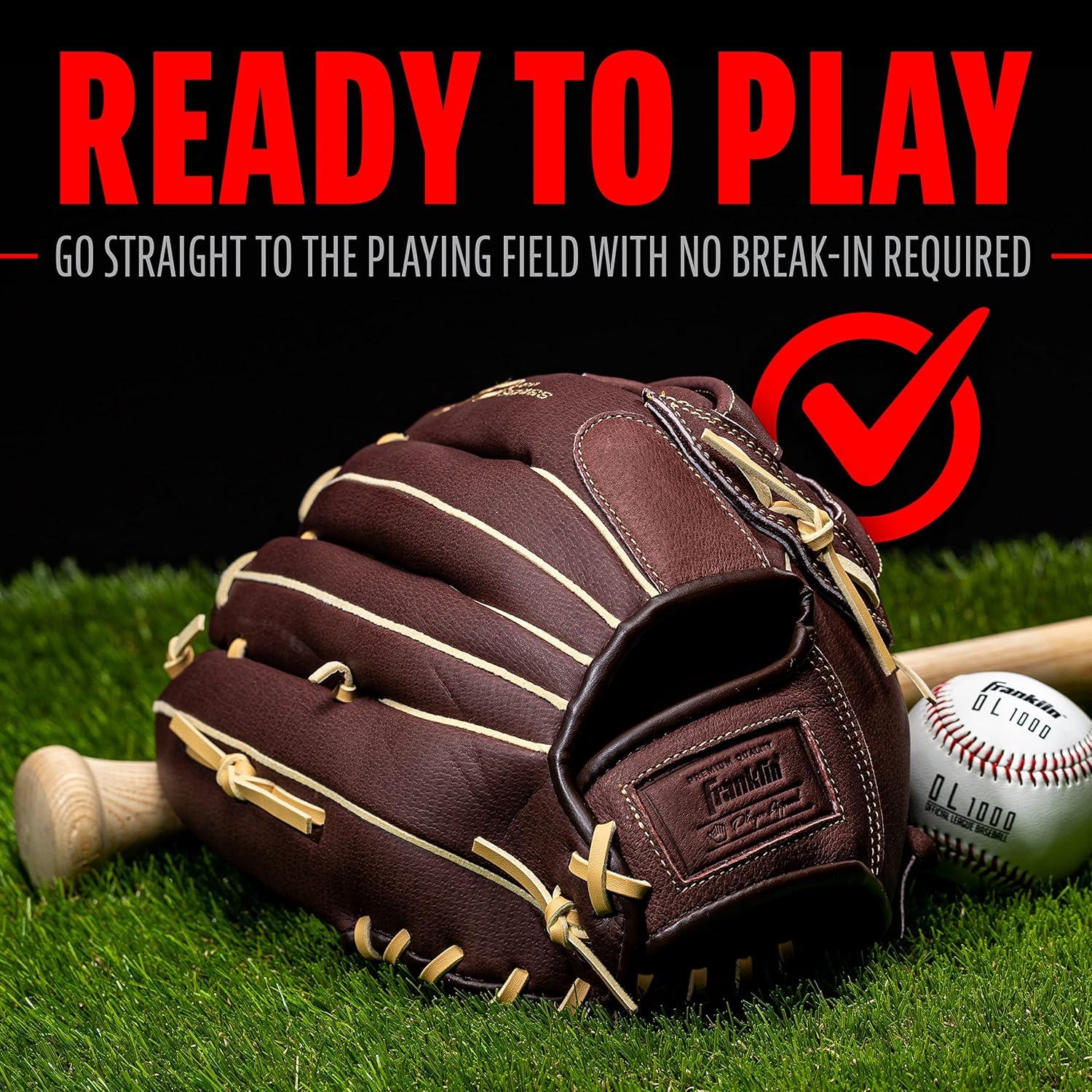 image:imageFranklin Sports RTP Pro Baseball Glove Adult Youth Fielding Mitt Righty Camel13 HWeb