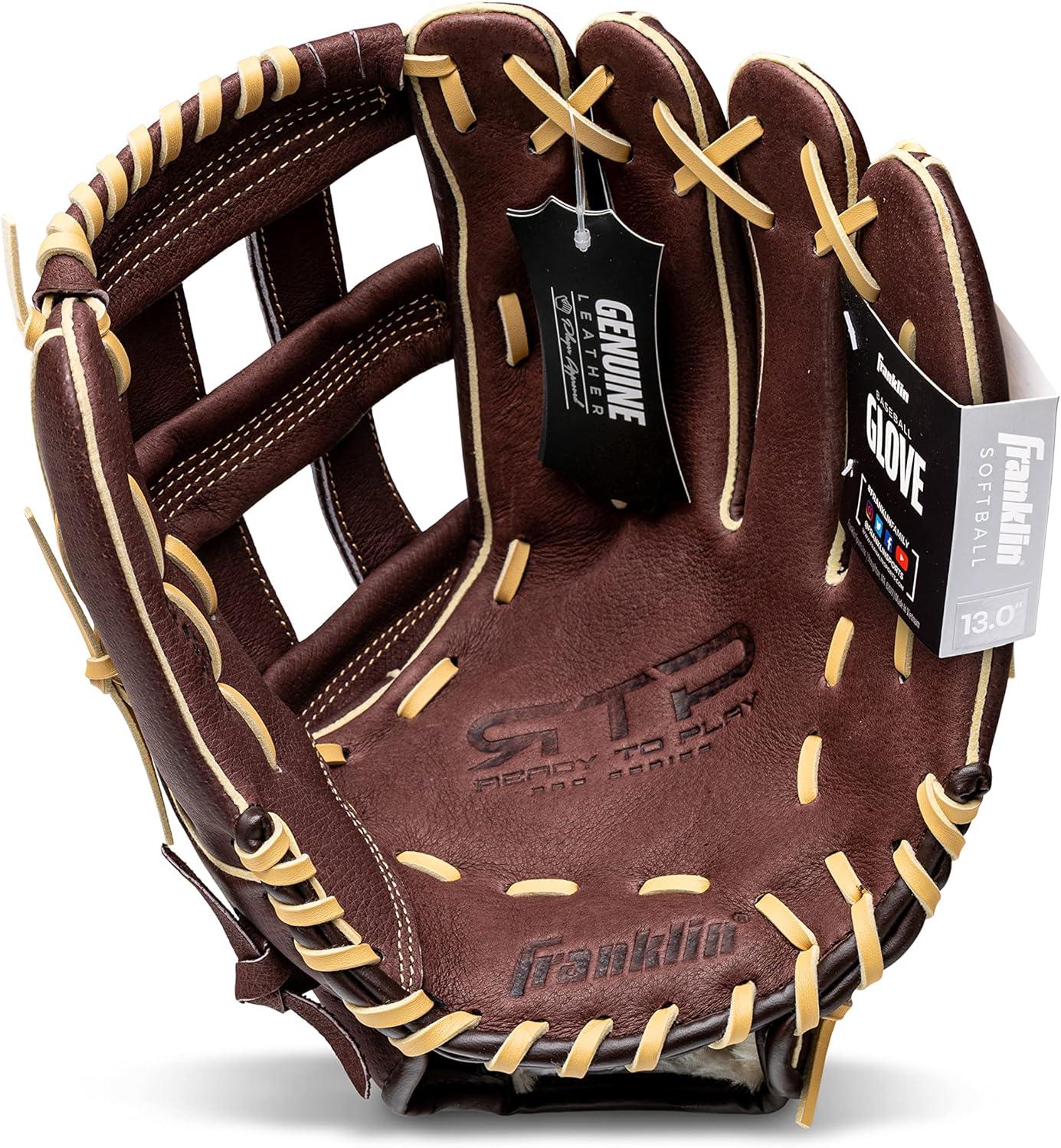 image:imageFranklin Sports RTP Pro Baseball Glove Adult Youth Fielding Mitt Righty Camel13 HWeb