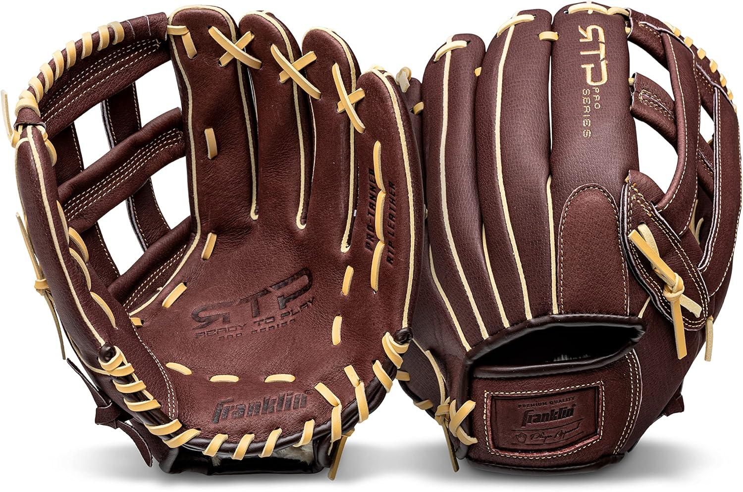 image:imageFranklin Sports RTP Pro Baseball Glove Adult Youth Fielding Mitt Righty Camel13 HWeb