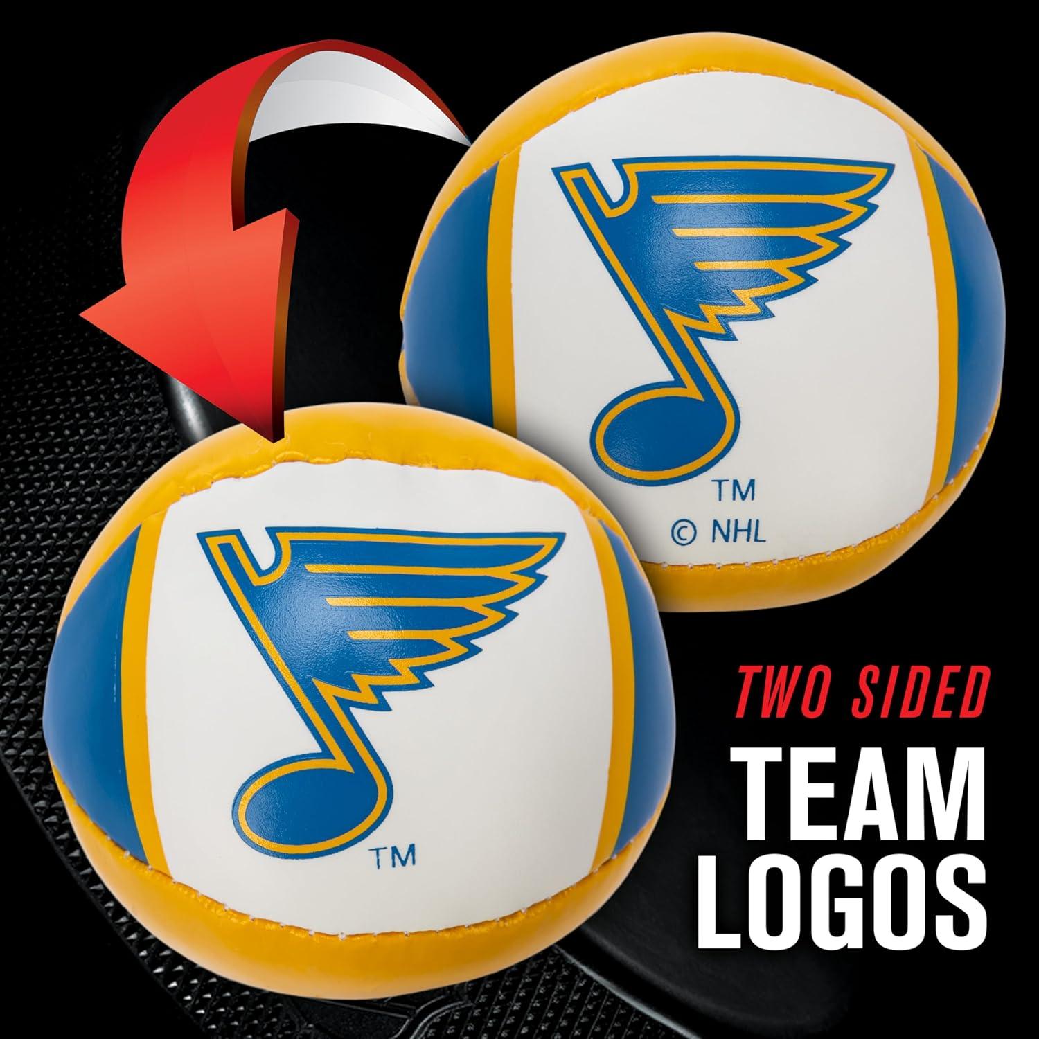 image:imageFranklin Sports St Louis Blues NHL Mini Soft Hockey Stick Set NHL Team Soft Foam Mini Hockey Stick and Ball Set Great Toy for Kids
