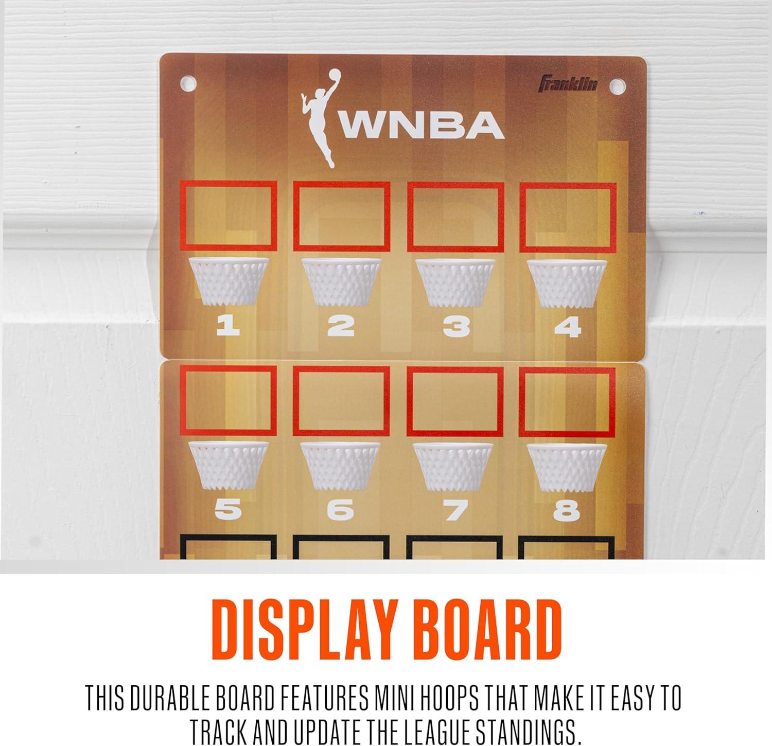 image:imageFranklin Sports Unisex Adult Hoop Tracker Official Standings Board with Mini Hoops amp BasketballsWNBA