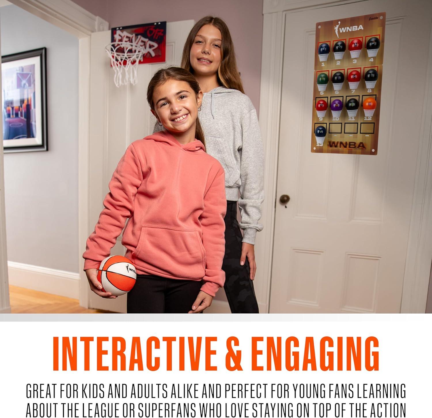 image:imageFranklin Sports Unisex Adult Hoop Tracker Official Standings Board with Mini Hoops amp BasketballsWNBA