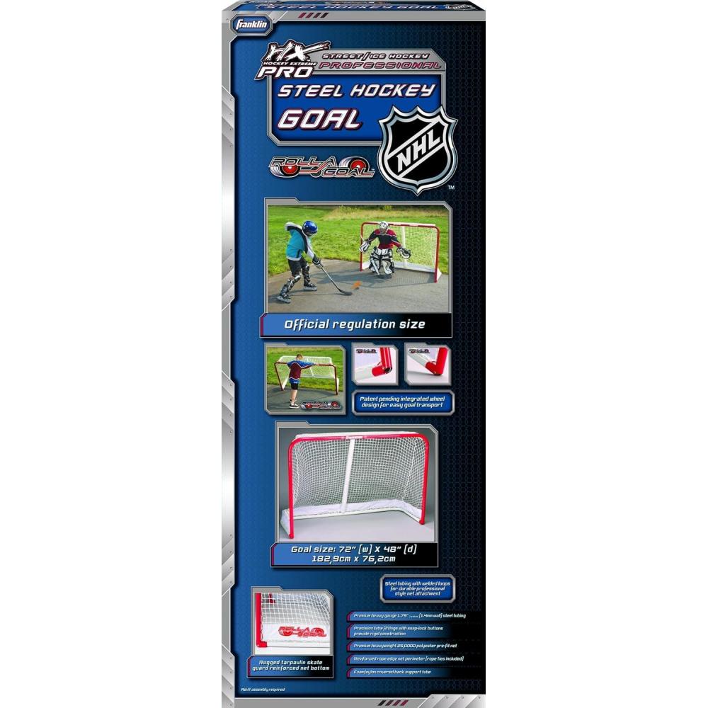image:imageFranklin NHL Professional Steel Street RollerHockey Goal 72Inch x 48Inch