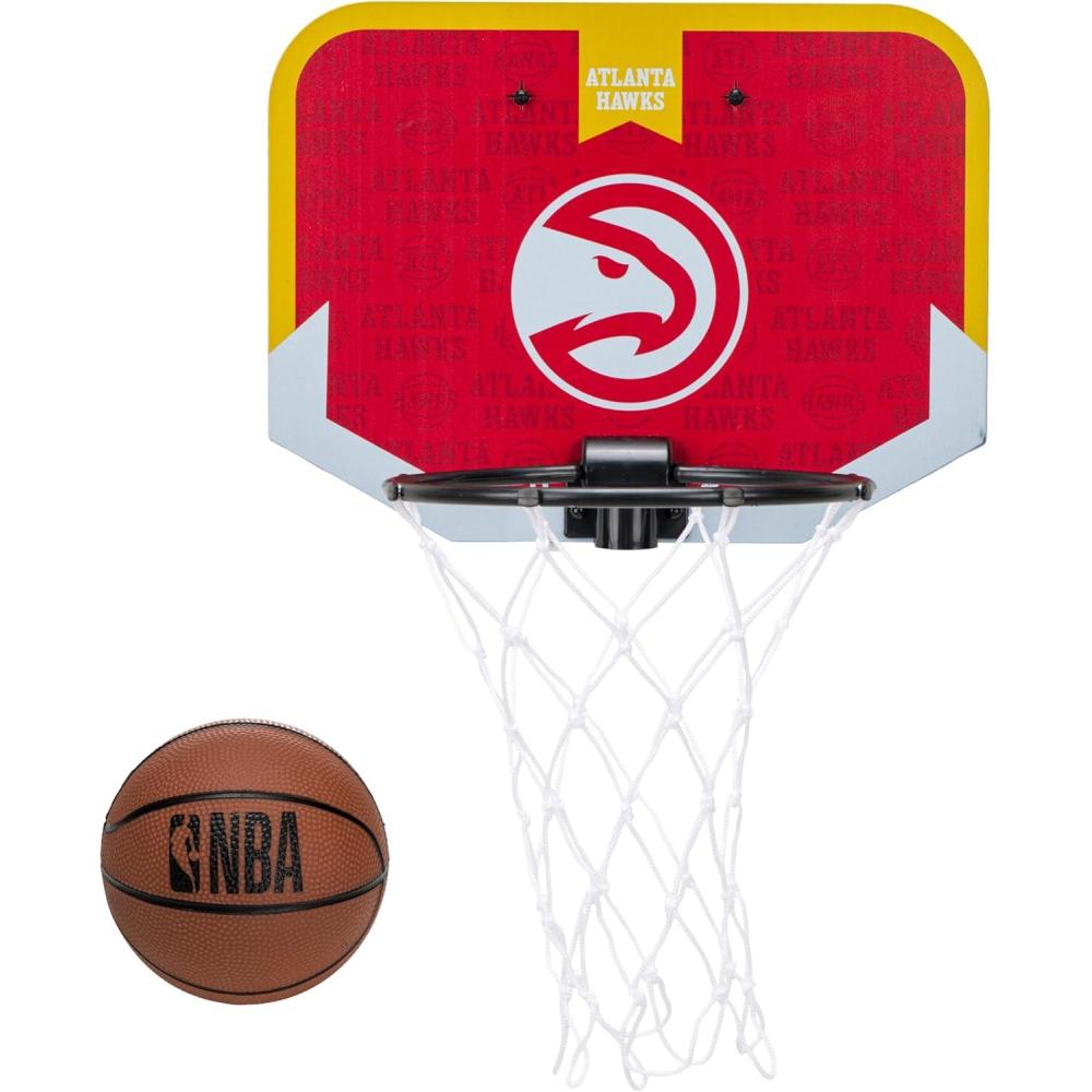 image:imageFranklin Sports NBA Team Over The Door Basketball Hoop Kids Indoor Mini Basketball Hoop with Basketball NBA Fan Shop Mini Hoop for Bedroom amp OfficeAtlanta Hawks