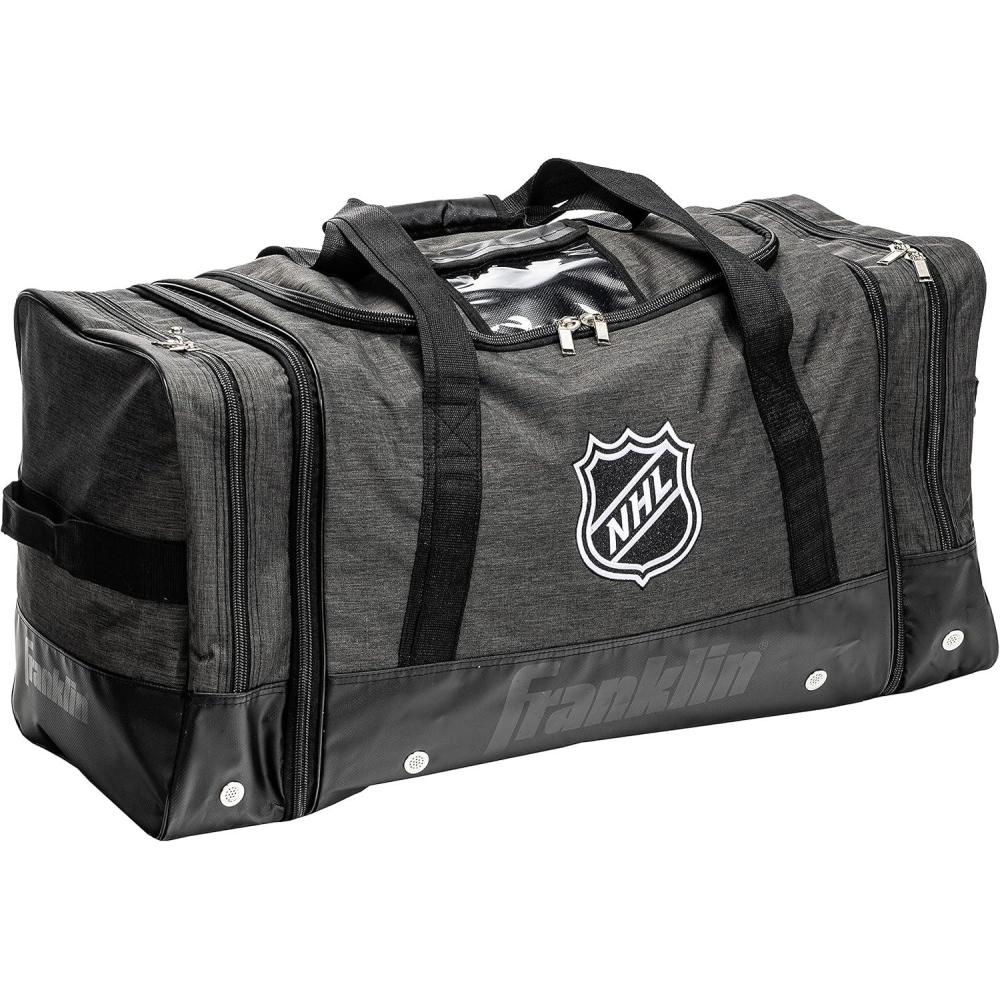 image:imageFranklin Sports NHL Ice Hockey Carry Bag Premium Equipment Bag for Hockey Gear Large Expandable Duffle Heavy Duty NHL Licensed
