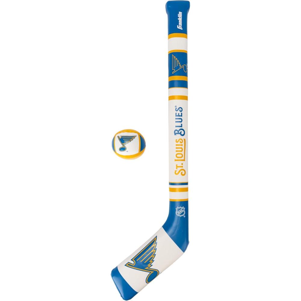 image:imageFranklin Sports St Louis Blues NHL Mini Soft Hockey Stick Set NHL Team Soft Foam Mini Hockey Stick and Ball Set Great Toy for Kids