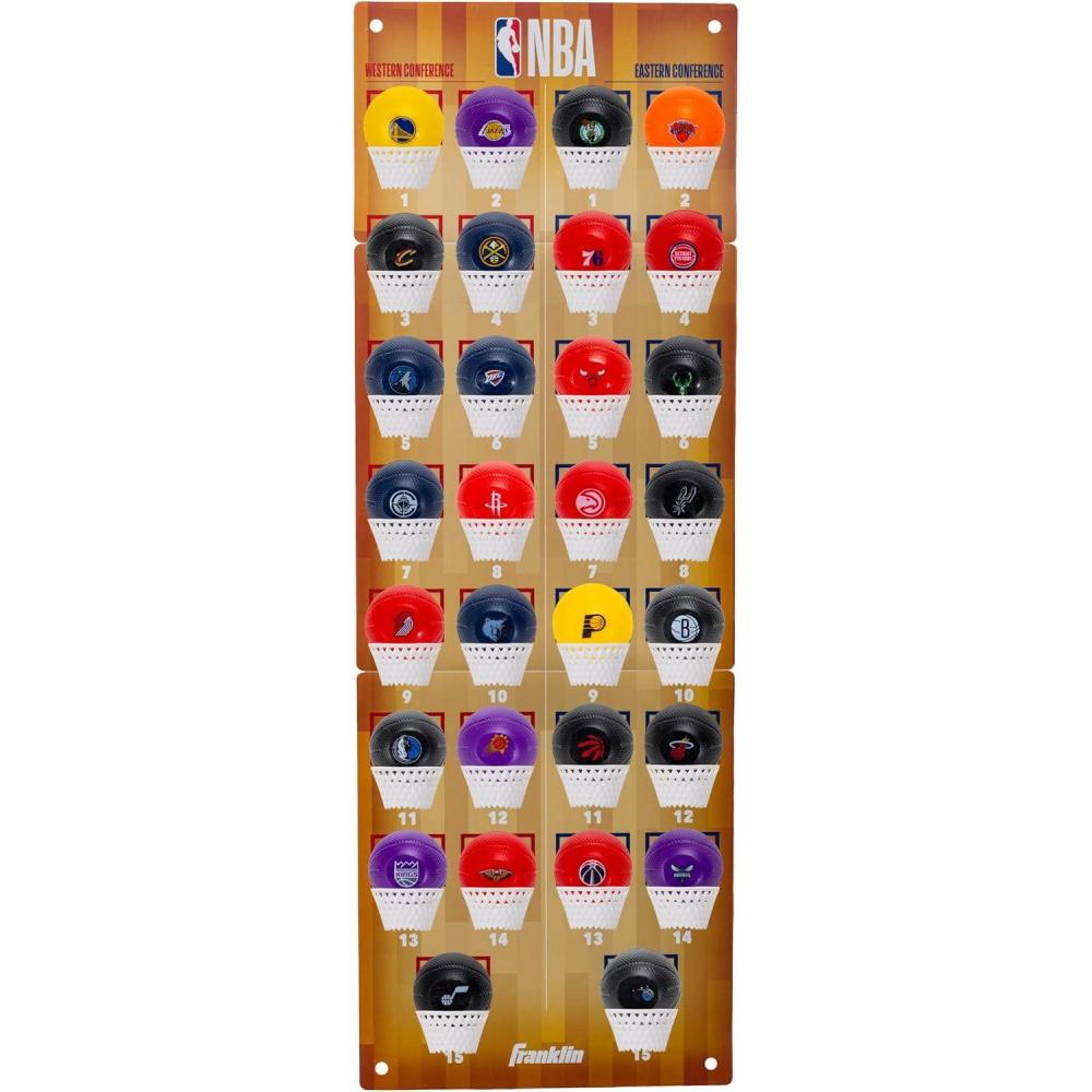 image:imageFranklin Sports Unisex Adult Hoop Tracker  Official Standings Board with Mini Hoops amp BasketballsNBA