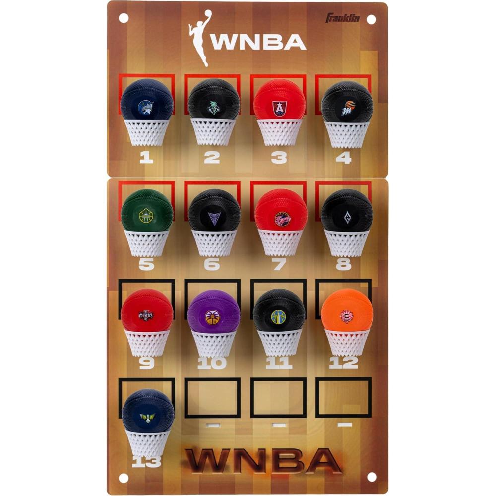 image:imageFranklin Sports Unisex Adult Hoop Tracker  Official Standings Board with Mini Hoops amp BasketballsWNBA