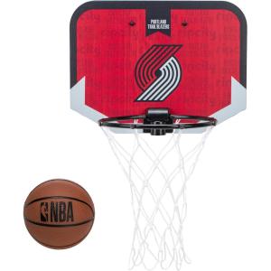 Franklin Sports NBA Team Over The Door Basketball Hoop – Kids Indoor Mini Basketball Hoop with Basketball – NBA Fan Shop Mini Hoop for Bedroom & Office(Portland Trail Blazers)