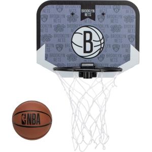 Franklin Sports NBA Team Over The Door Basketball Hoop – Kids Indoor Mini Basketball Hoop with Basketball – NBA Fan Shop Mini Hoop for Bedroom & Office(Brooklyn Nets)
