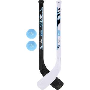 Franklin Sports Utah Mammoth NHL Mini Hockey Stick Set – NHL Team Knee Hockey Stick and Ball Set – Two Players – Great Toy for Kids