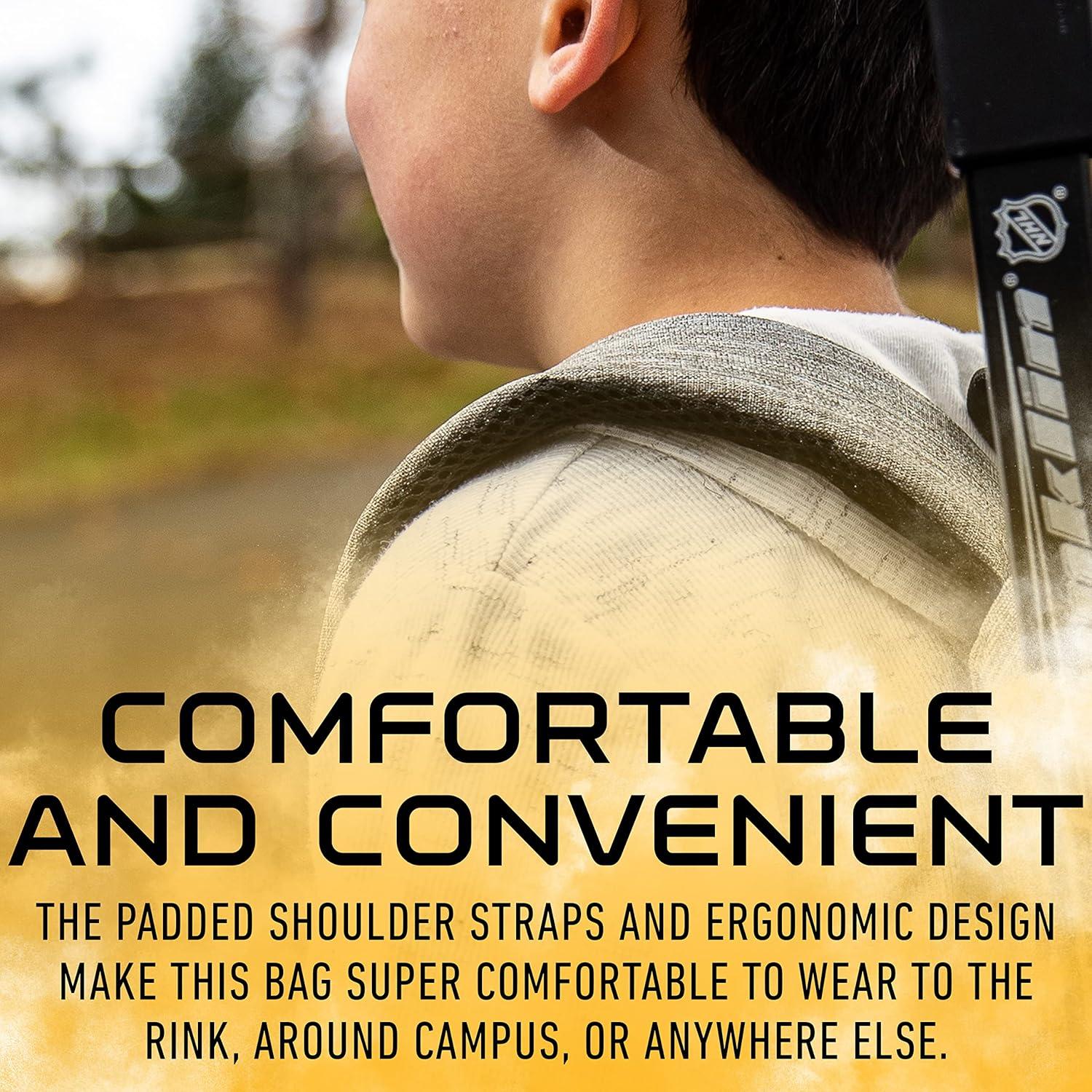 image:imageFranklin Sports Street Pack Backpack Official NHL Hockey Equipment Bags Authentic Logos and ColorBoston Bruins
