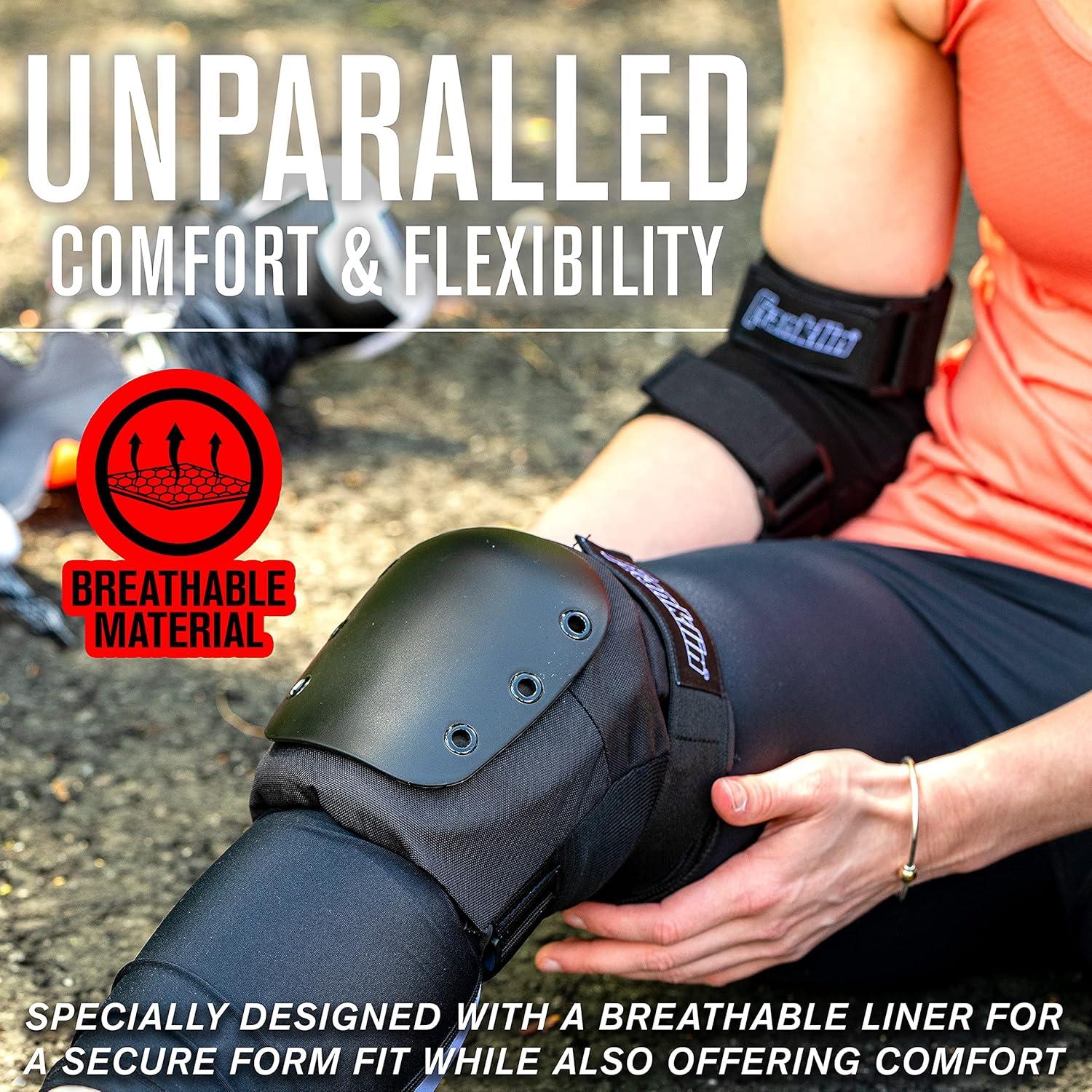 image:imageFranklin Sports YouthAdult Knee Pads Elbow Pads Wrist Guards 3 in 1 Protective Set for Skate Protective Skateboard BikingAdult