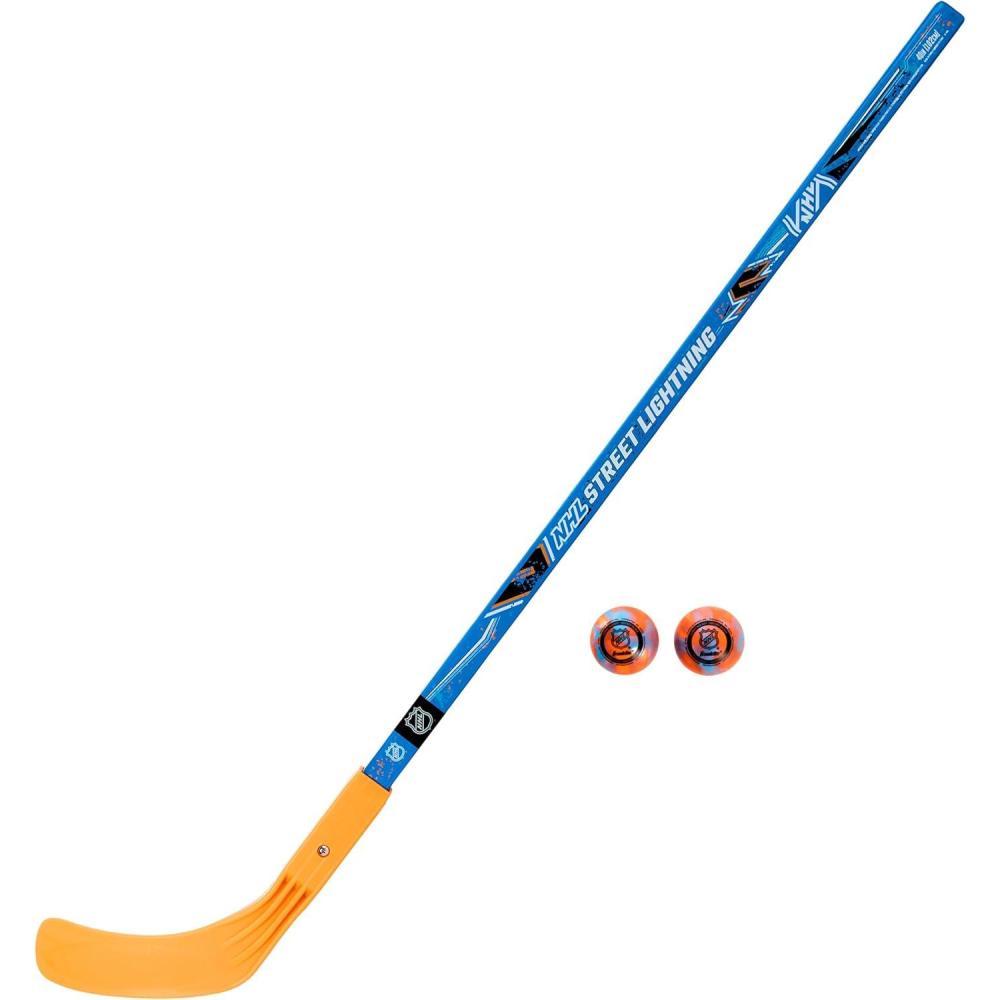 image:imageFranklin Sports NHL Kids Street Hockey Stick Balls Set Youth 40 Street Hockey Stick 2 Outdoor Roller Hockey Balls Kids Junior Hockey Starter Set