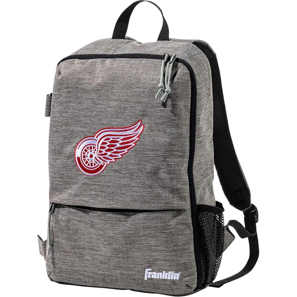 image:imageFranklin Sports Street Pack Backpack  Official NHL Hockey Equipment Bags  Authentic Logos and ColorDetroit Red Wings