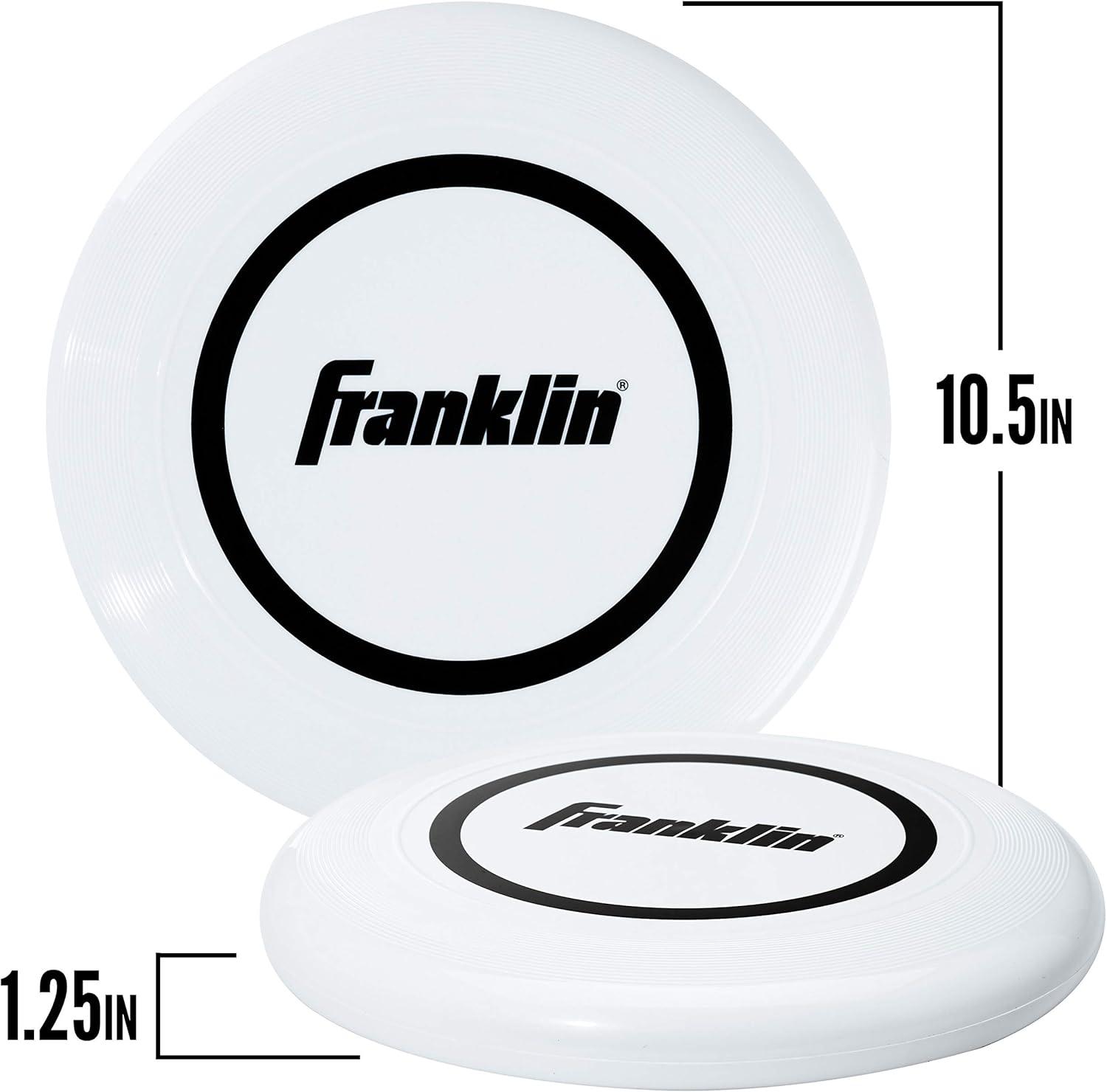 image:imageFranklin Sports Flying Disc Disc for Beach Backyard Lawn Park Camping 140 or 175 Grams Perfect for Dogs WhiteWhite