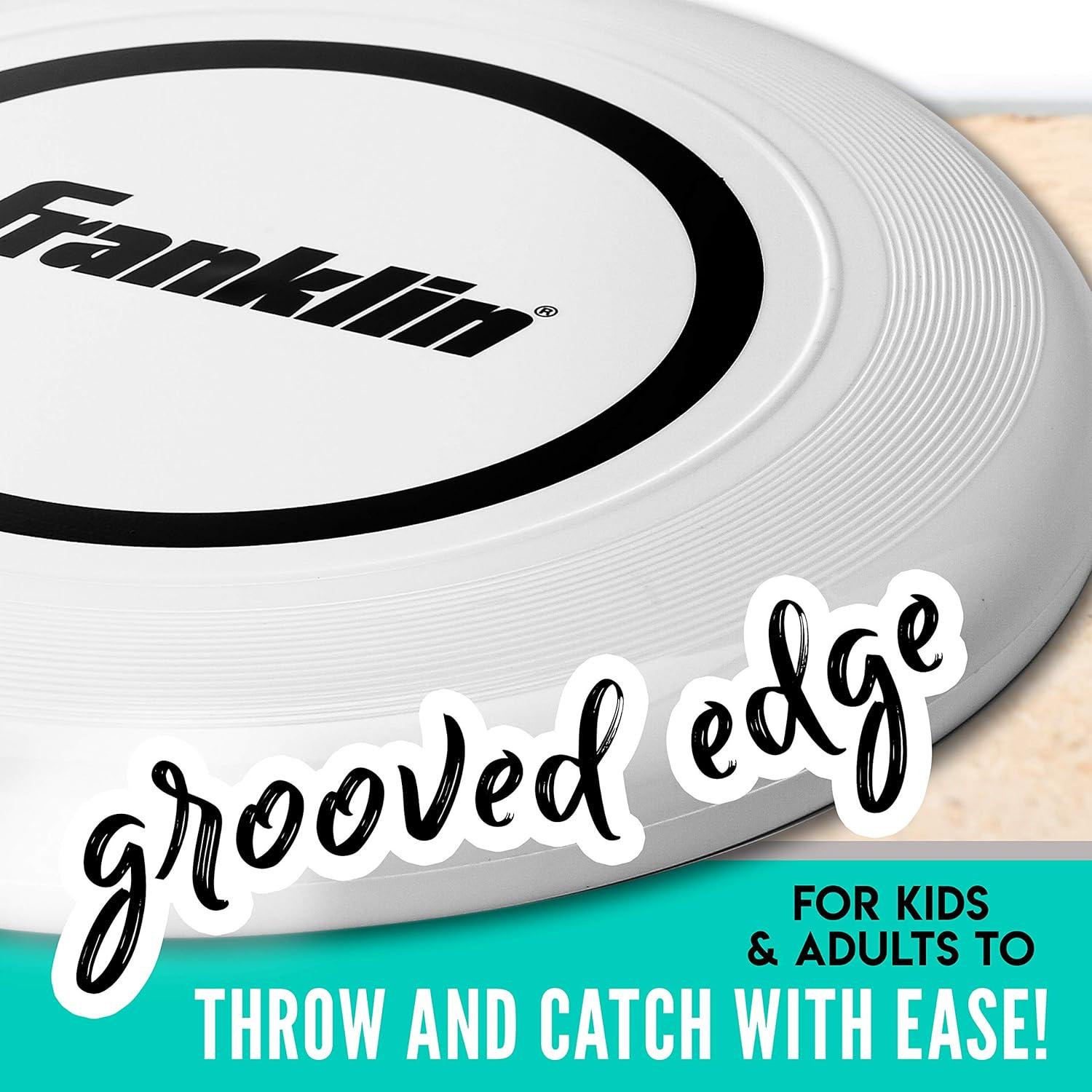 image:imageFranklin Sports Flying Disc Disc for Beach Backyard Lawn Park Camping 140 or 175 Grams Perfect for Dogs WhiteWhite