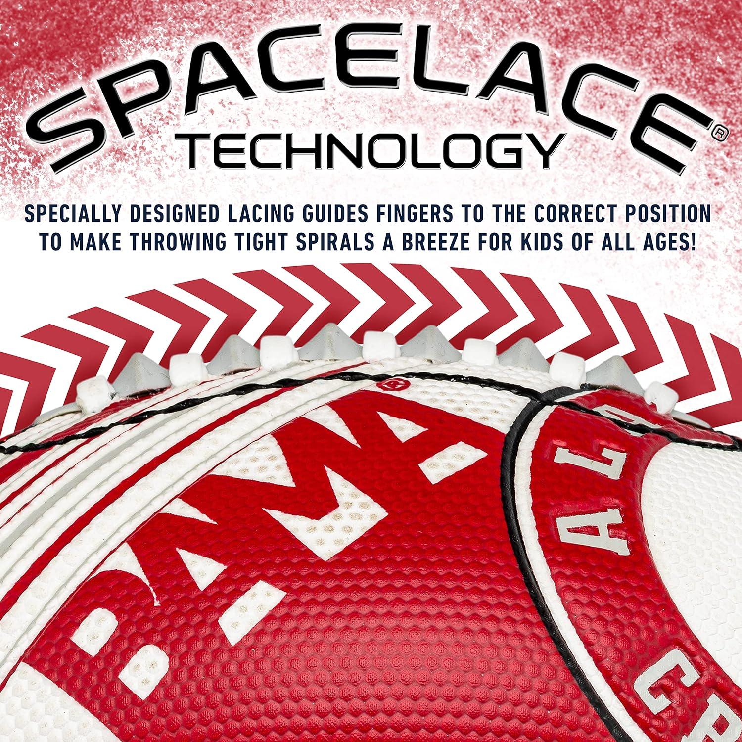 image:imageFranklin Sports NCAA Football Youth Mini Football 85 SPACELACE Easy Grip Texture Perfect for KidsAlabama Crimson Tide