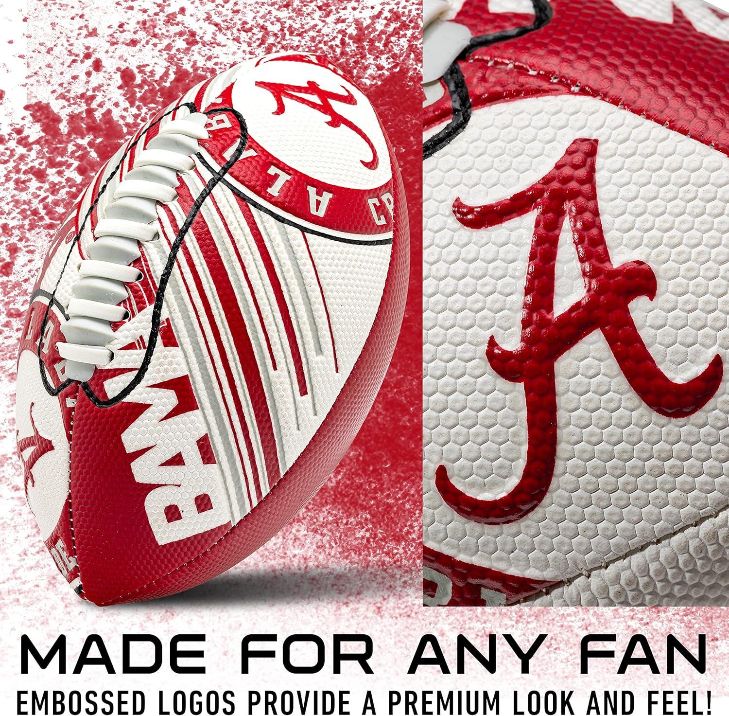image:imageFranklin Sports NCAA Football Youth Mini Football 85 SPACELACE Easy Grip Texture Perfect for KidsAlabama Crimson Tide
