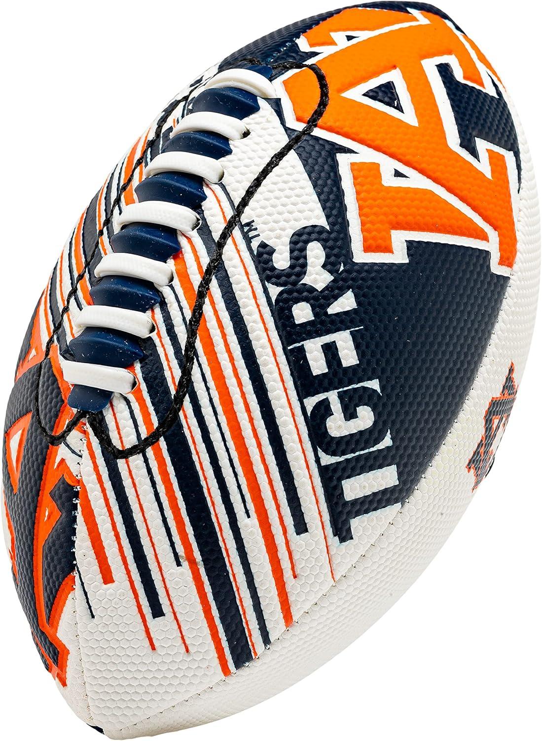 image:imageFranklin Sports NCAA Football Youth Mini Football 85 SPACELACE Easy Grip Texture Perfect for KidsAuburn Tigers