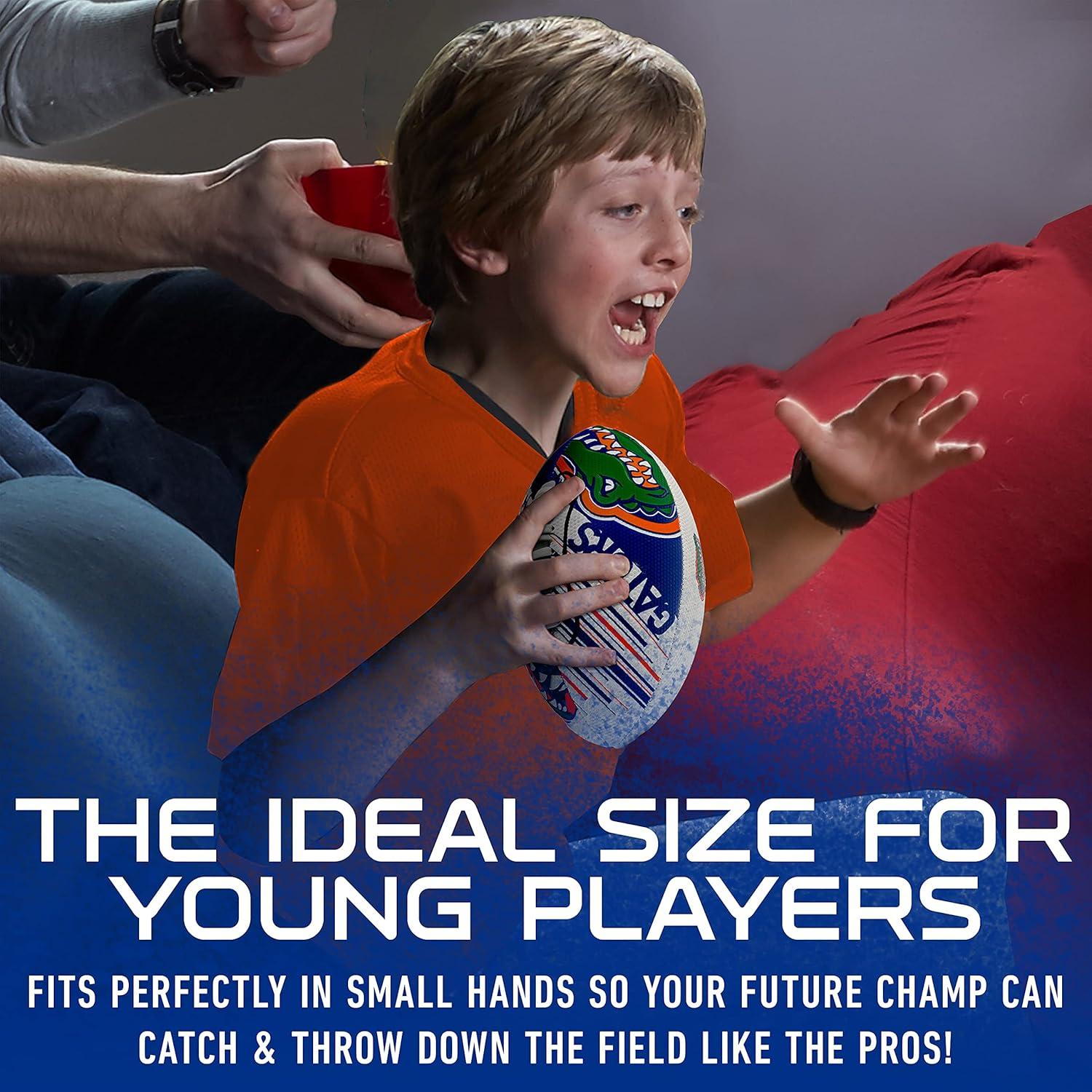 image:imageFranklin Sports NCAA Football Youth Mini Football 85 SPACELACE Easy Grip Texture Perfect for KidsFlorida Gators