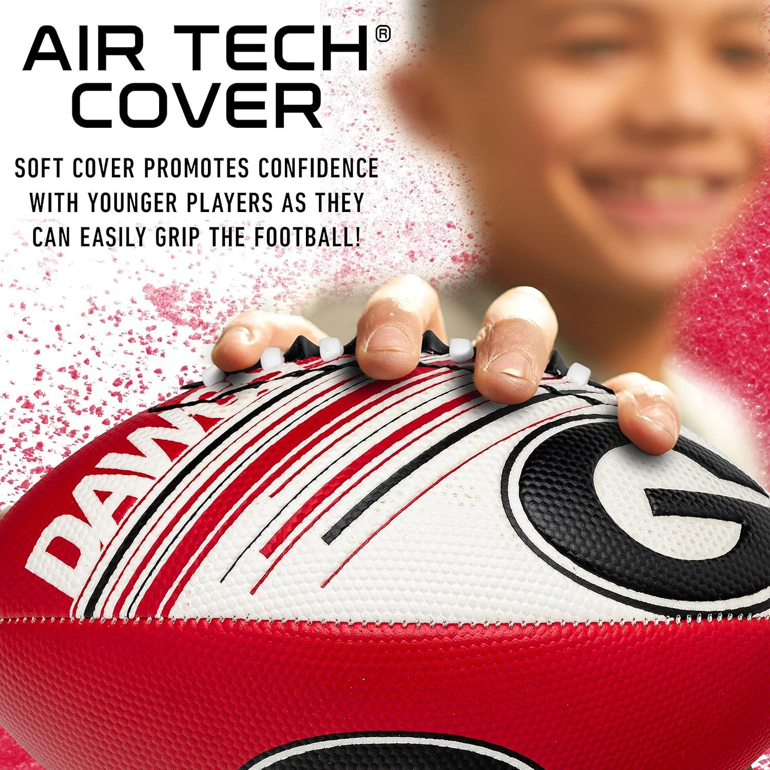 image:imageFranklin Sports NCAA Football Youth Mini Football 85 SPACELACE Easy Grip Texture Perfect for KidsGeorgia Bulldogs