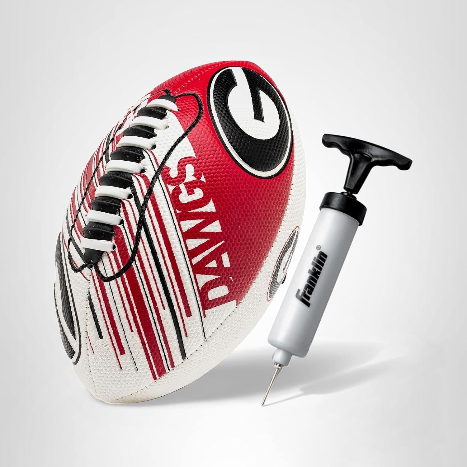 image:imageFranklin Sports NCAA Football Youth Mini Football 85 SPACELACE Easy Grip Texture Perfect for KidsGeorgia Bulldogs