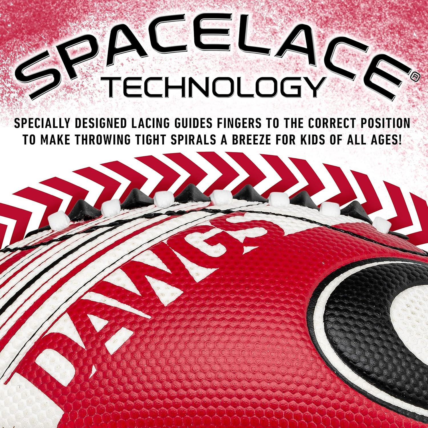 image:imageFranklin Sports NCAA Football Youth Mini Football 85 SPACELACE Easy Grip Texture Perfect for KidsGeorgia Bulldogs
