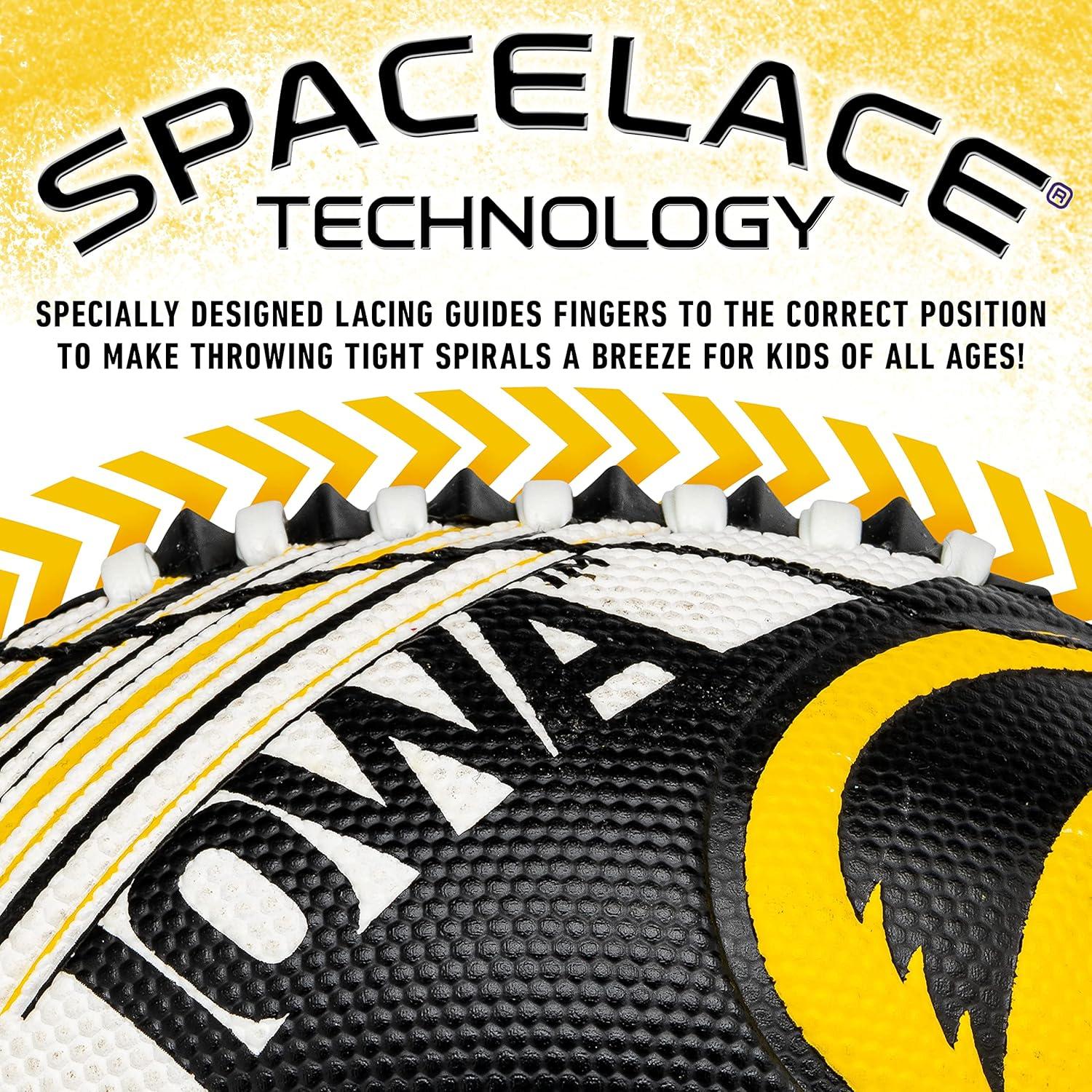 image:imageFranklin Sports NCAA Football Youth Mini Football 85 SPACELACE Easy Grip Texture Perfect for KidsIowa Hawkeyes