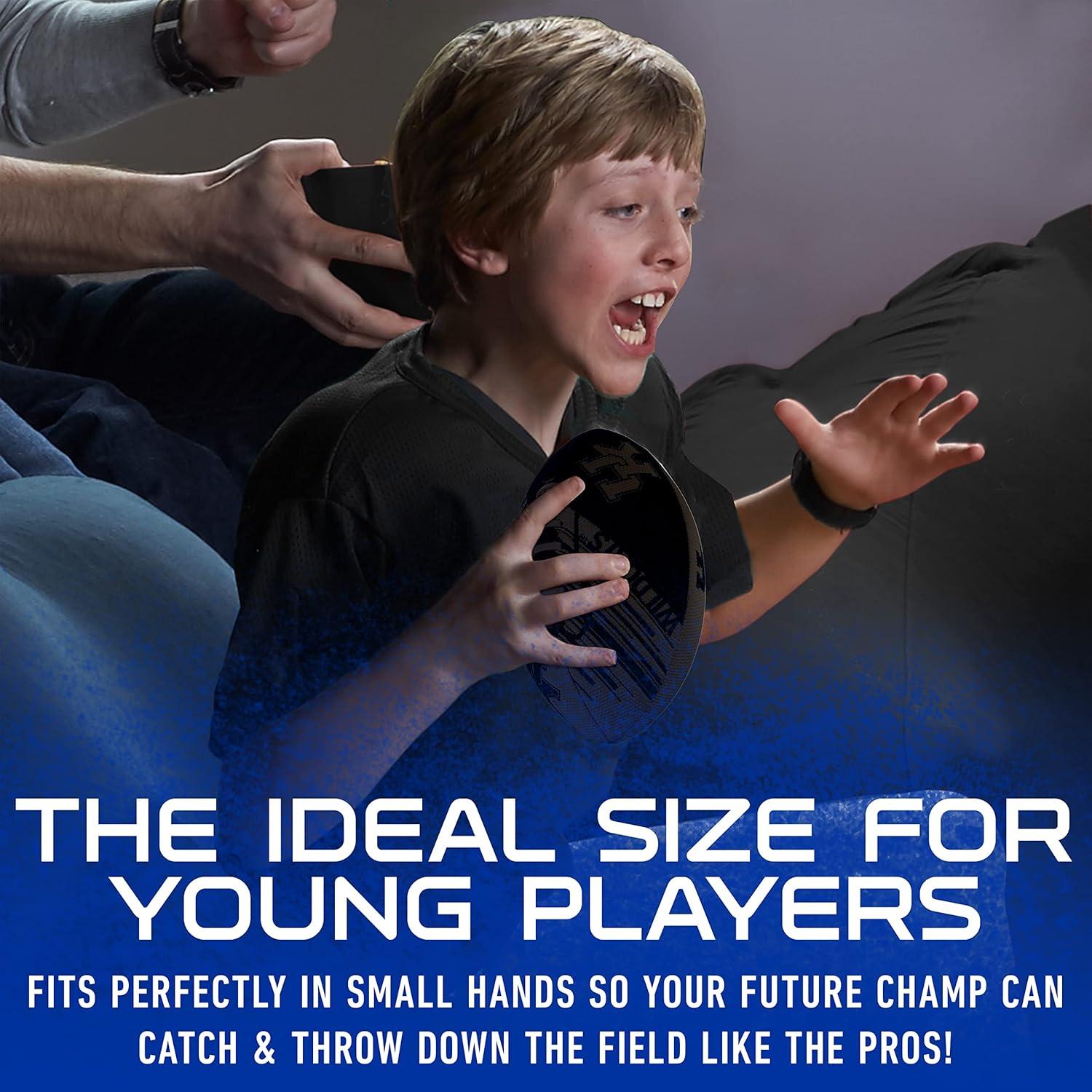 image:imageFranklin Sports NCAA Football Youth Mini Football 85 SPACELACE Easy Grip Texture Perfect for KidsKentucky Wildcats