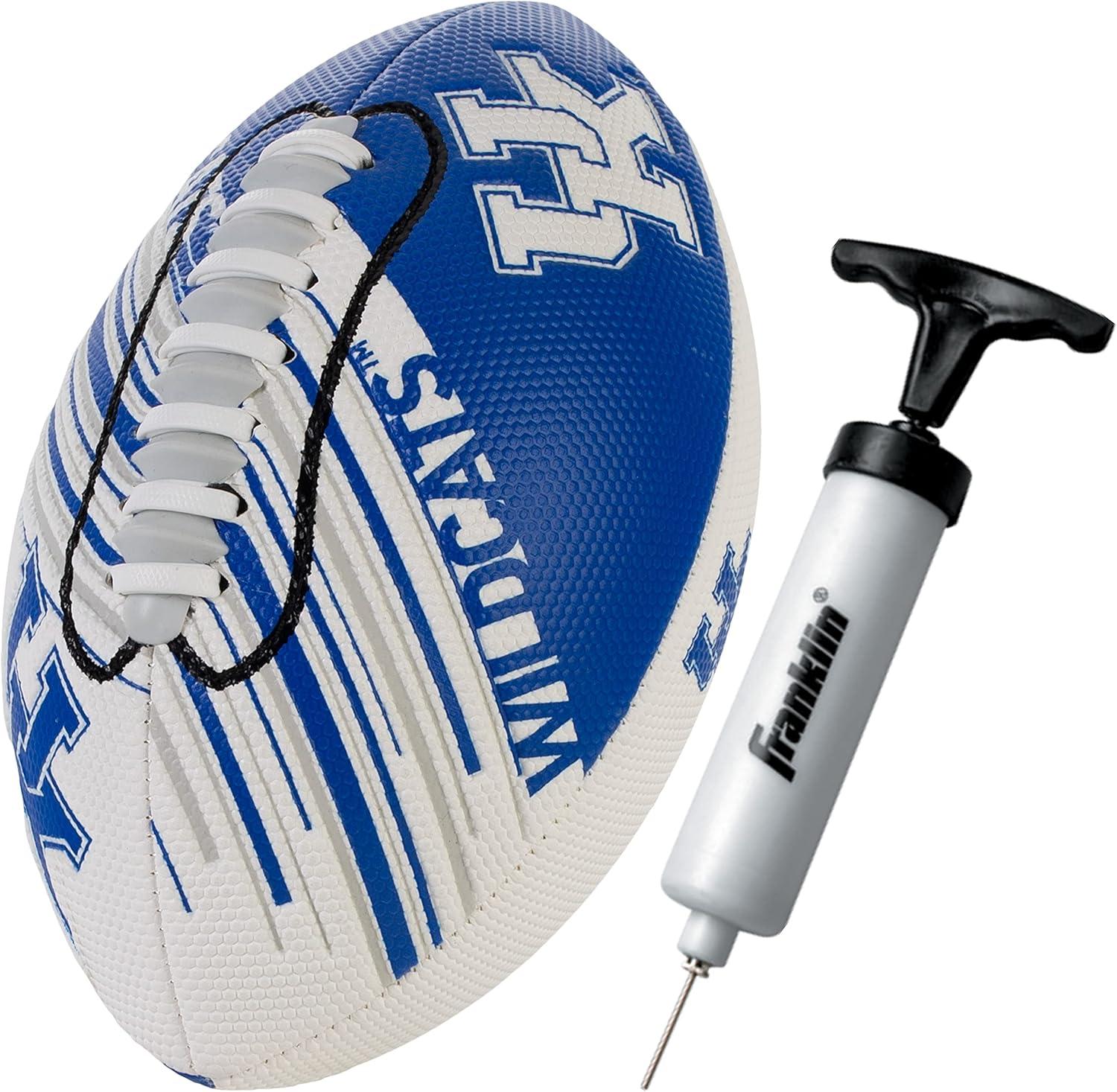 image:imageFranklin Sports NCAA Football Youth Mini Football 85 SPACELACE Easy Grip Texture Perfect for KidsKentucky Wildcats