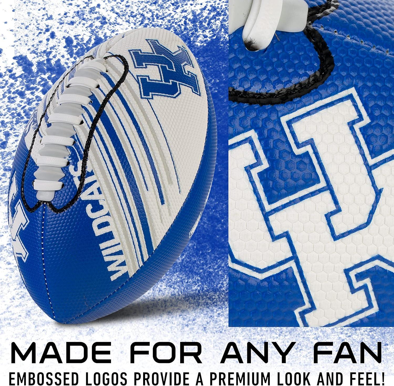 image:imageFranklin Sports NCAA Football Youth Mini Football 85 SPACELACE Easy Grip Texture Perfect for KidsKentucky Wildcats
