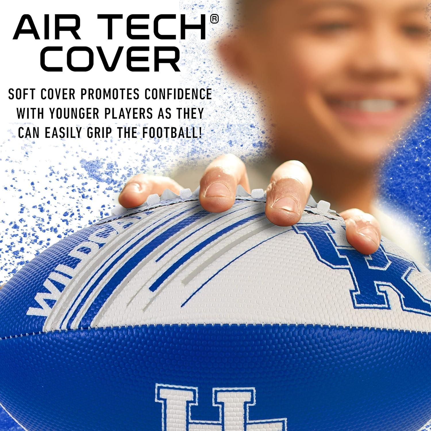 image:imageFranklin Sports NCAA Football Youth Mini Football 85 SPACELACE Easy Grip Texture Perfect for KidsKentucky Wildcats