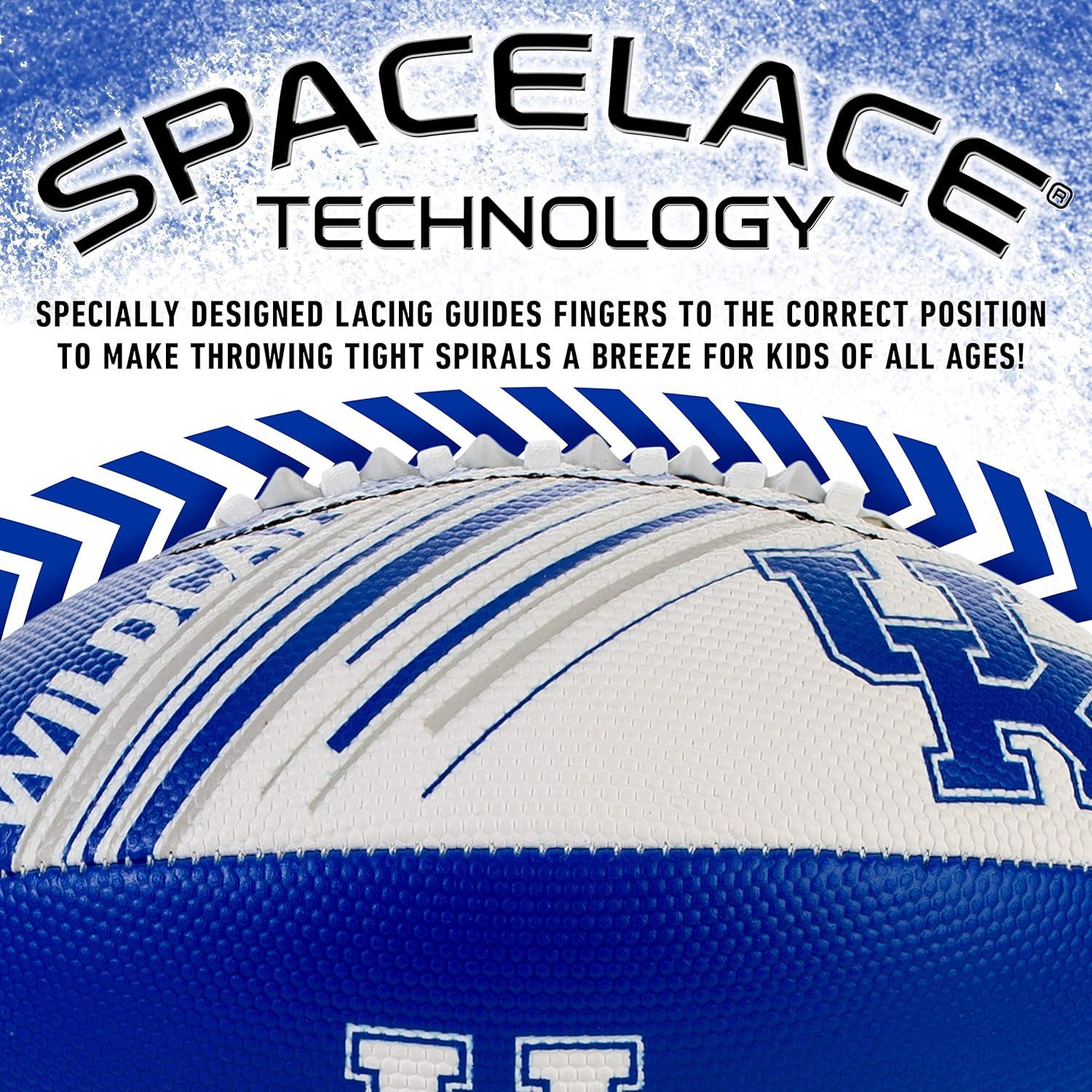 image:imageFranklin Sports NCAA Football Youth Mini Football 85 SPACELACE Easy Grip Texture Perfect for KidsKentucky Wildcats