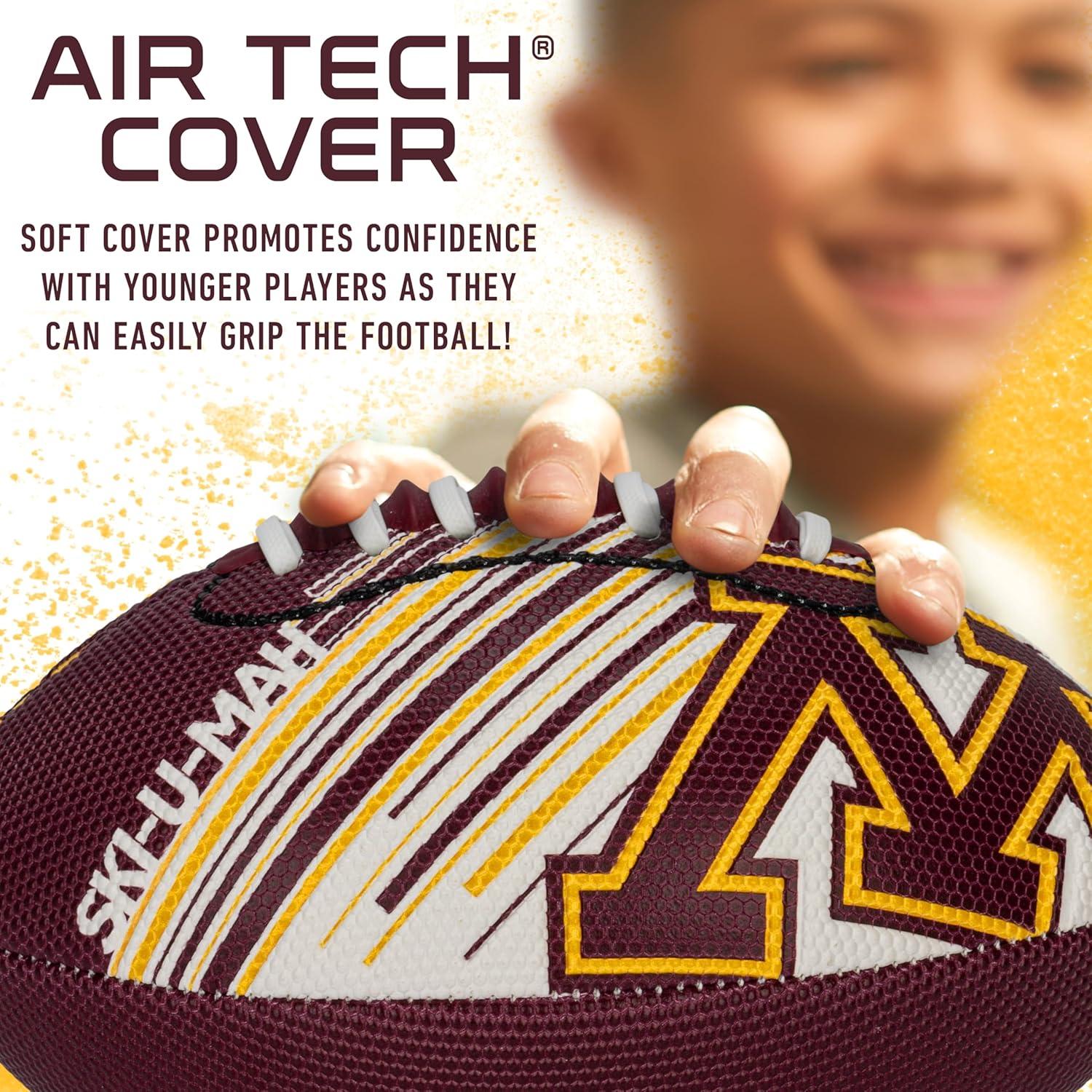 image:imageFranklin Sports NCAA Football Youth Mini Football 85 SPACELACE Easy Grip Texture Perfect for KidsMinnesota Golden Gophers